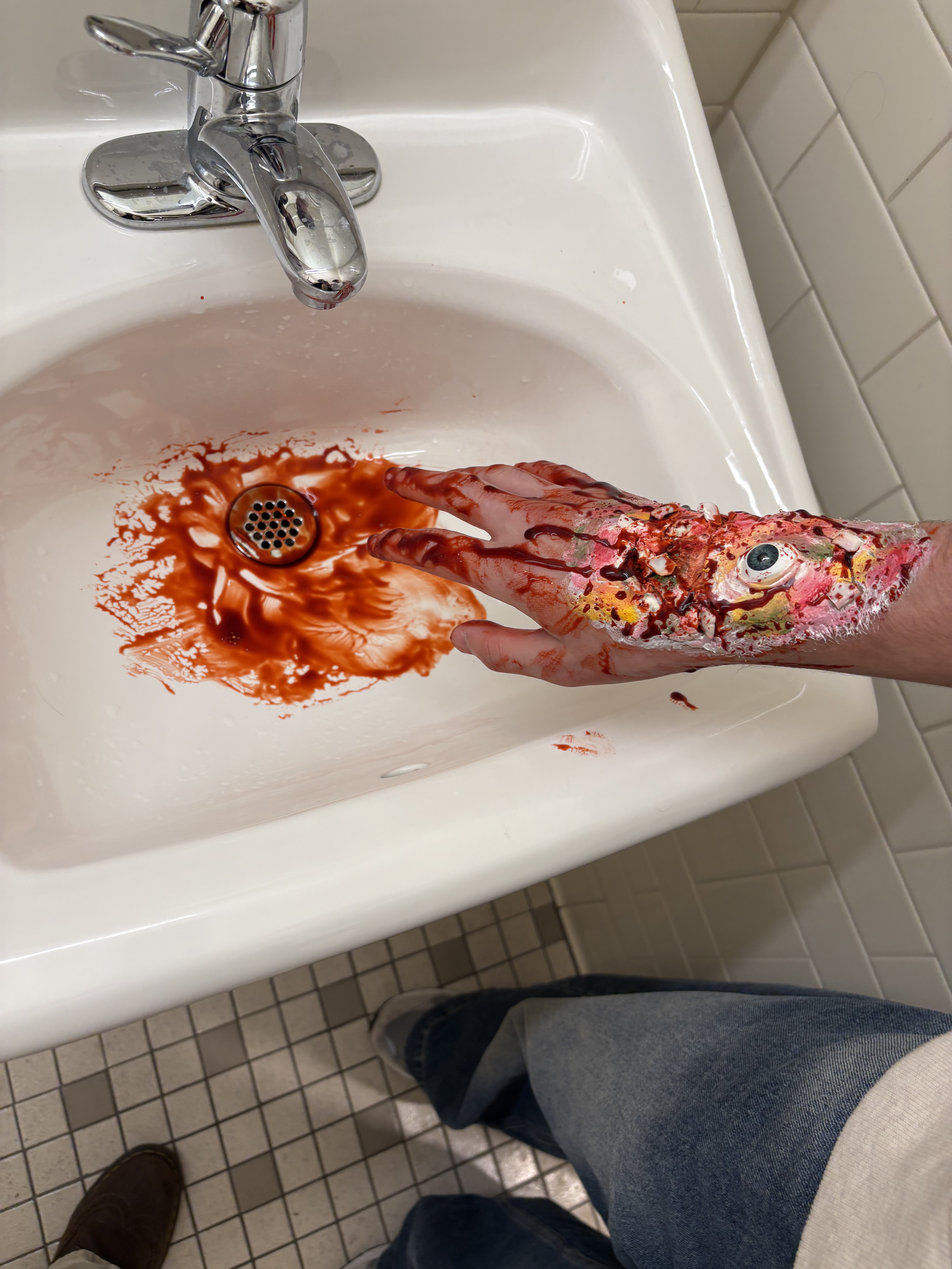 Blood added to enhance