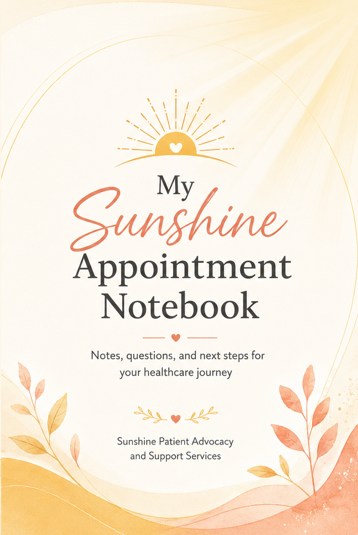 Sunshine Appointment Navigation Notebook