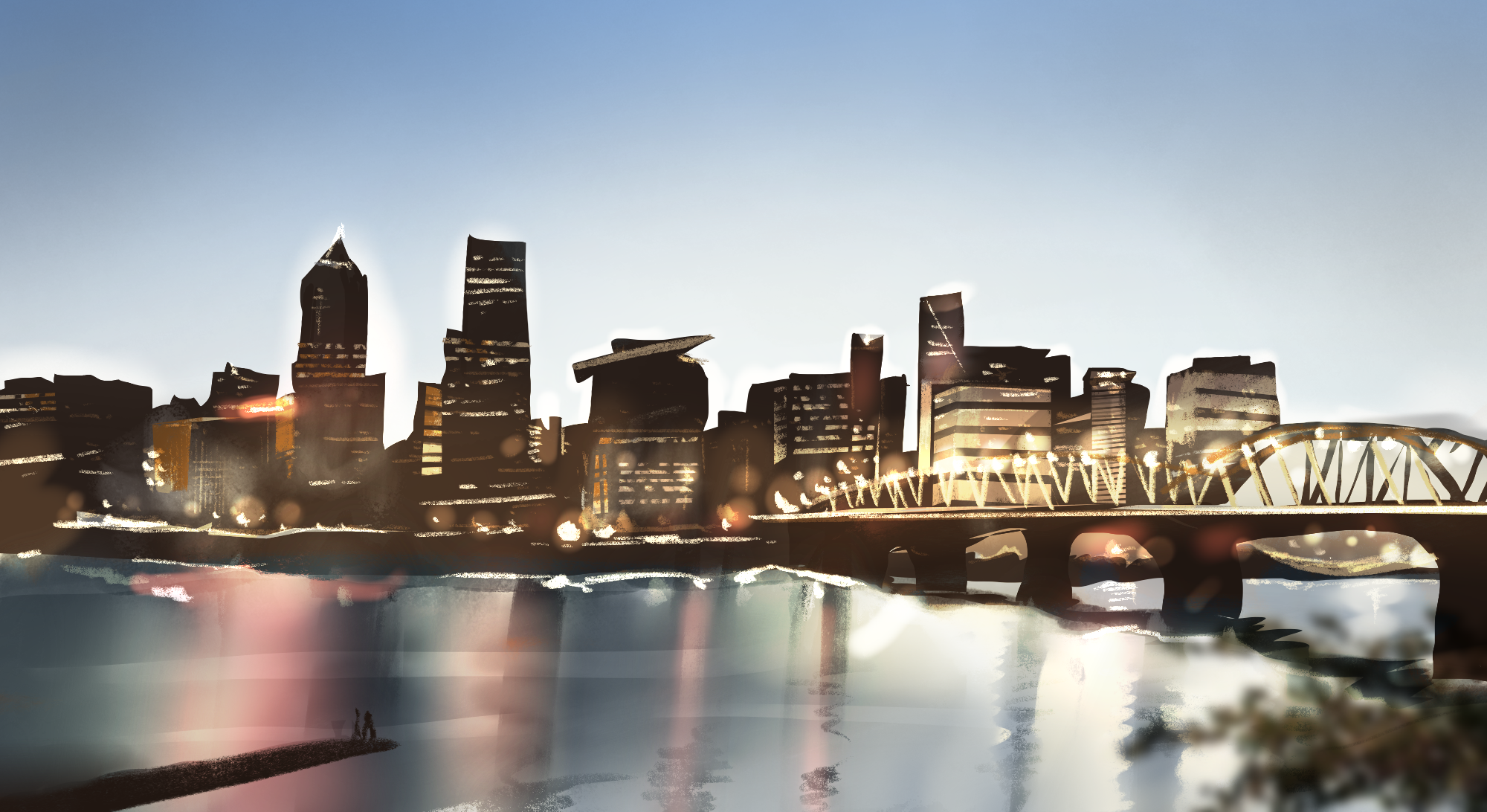 Art study of photo taken by a friend