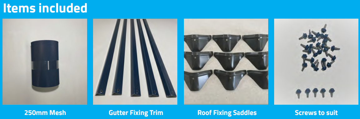Karben Guard Aluminium Gutter & Vermin Protection Kit, aluminium gutter guard, vermin protection, gutter mesh, roof pest exclusion, rodent exclusion, gutter protection, Rat Out