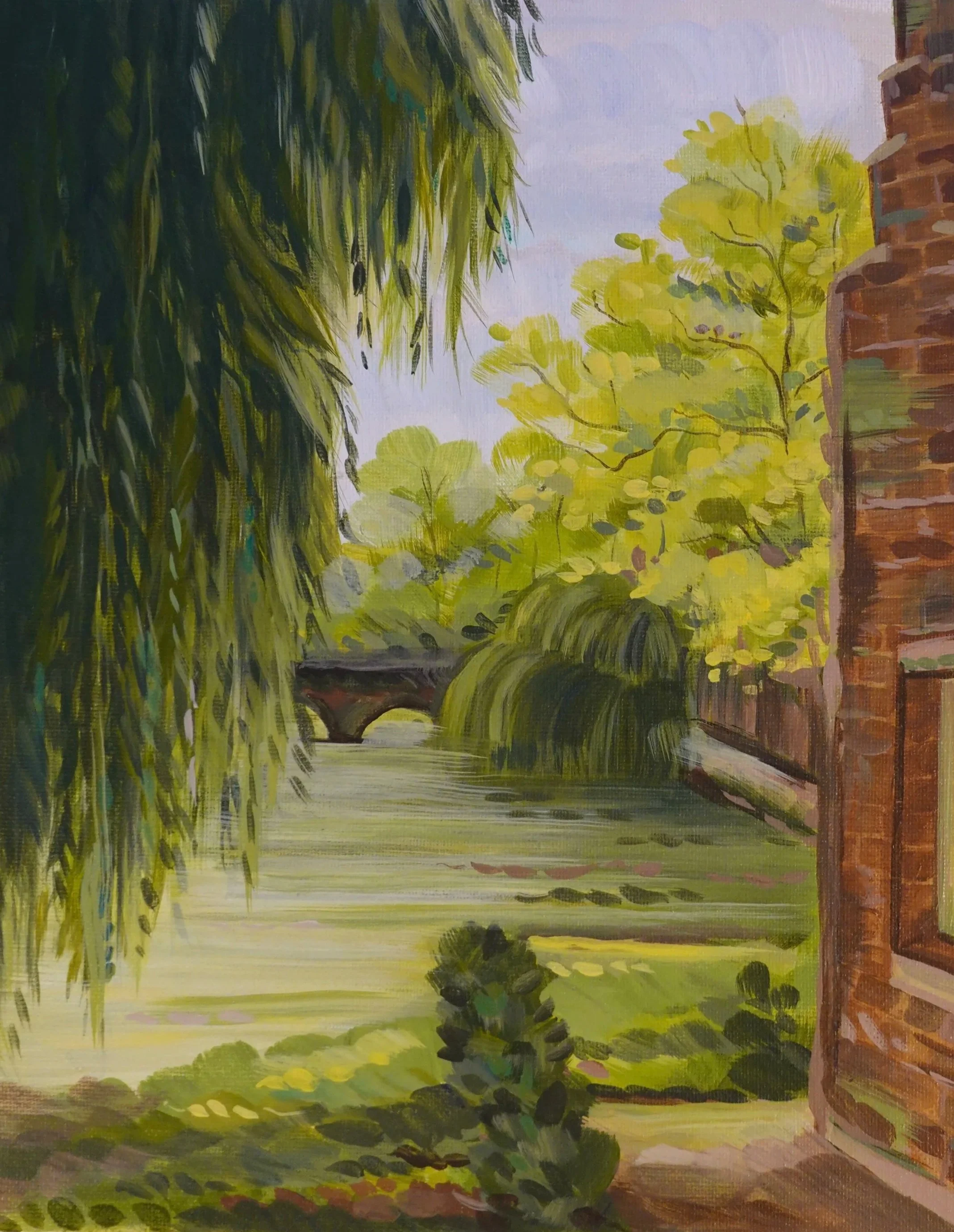 Whispering Serenity,
Inspired by Brugge, Belgium,
30 x 24 cm
