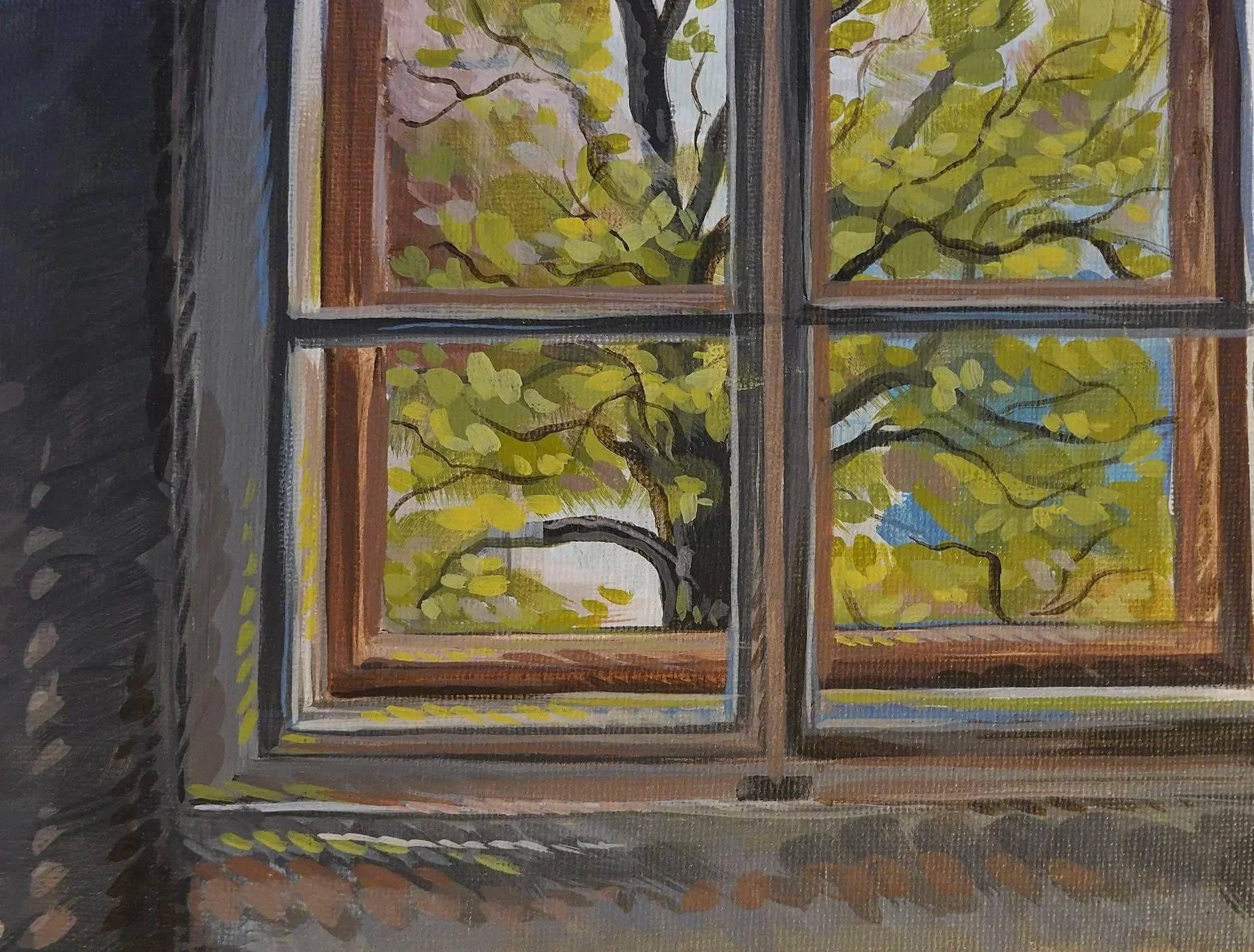 The Unexpected Glimpse,
Inspired by Bled, Slovenia, 
15 x 20 cm
