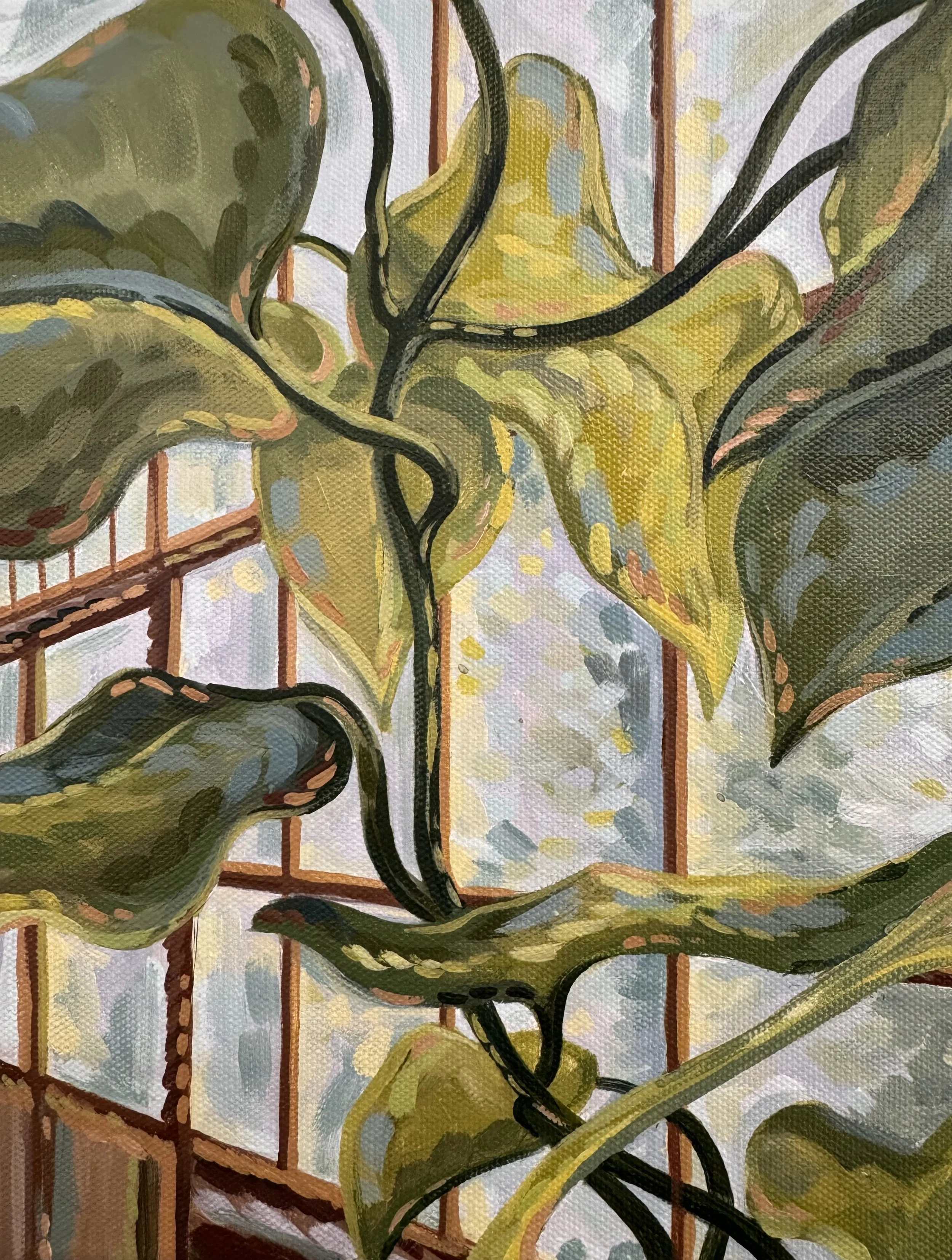 A World Within, Inspired by Copenhagen, Denmark, Acrylic on Canvas, 8" x 10"