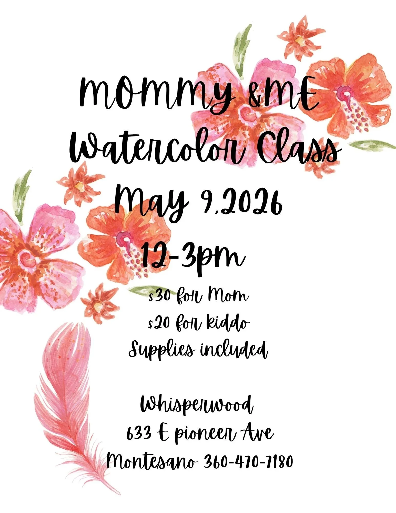Mommy &amp; Me Watercolor Class