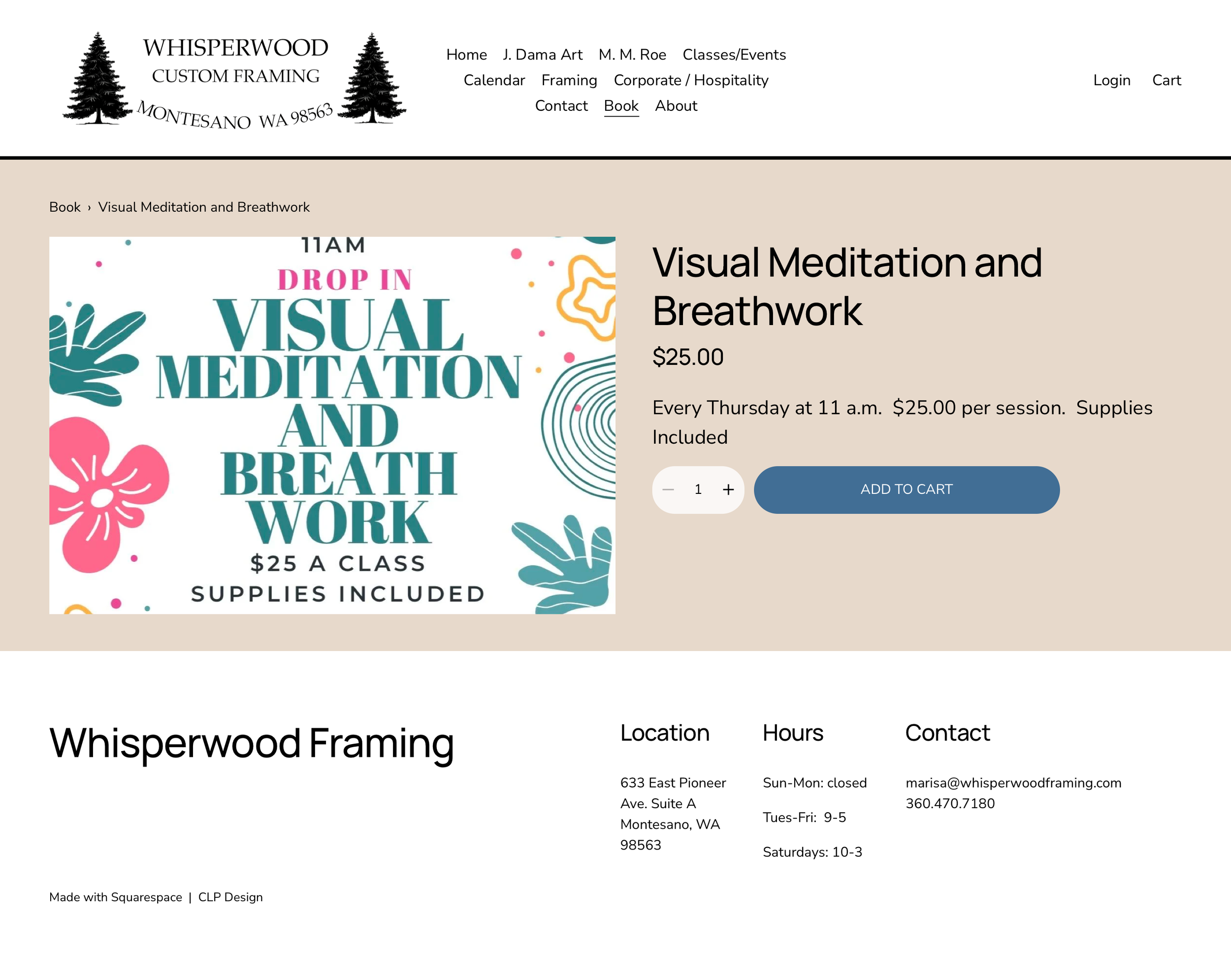 Visual meditation and breath work
