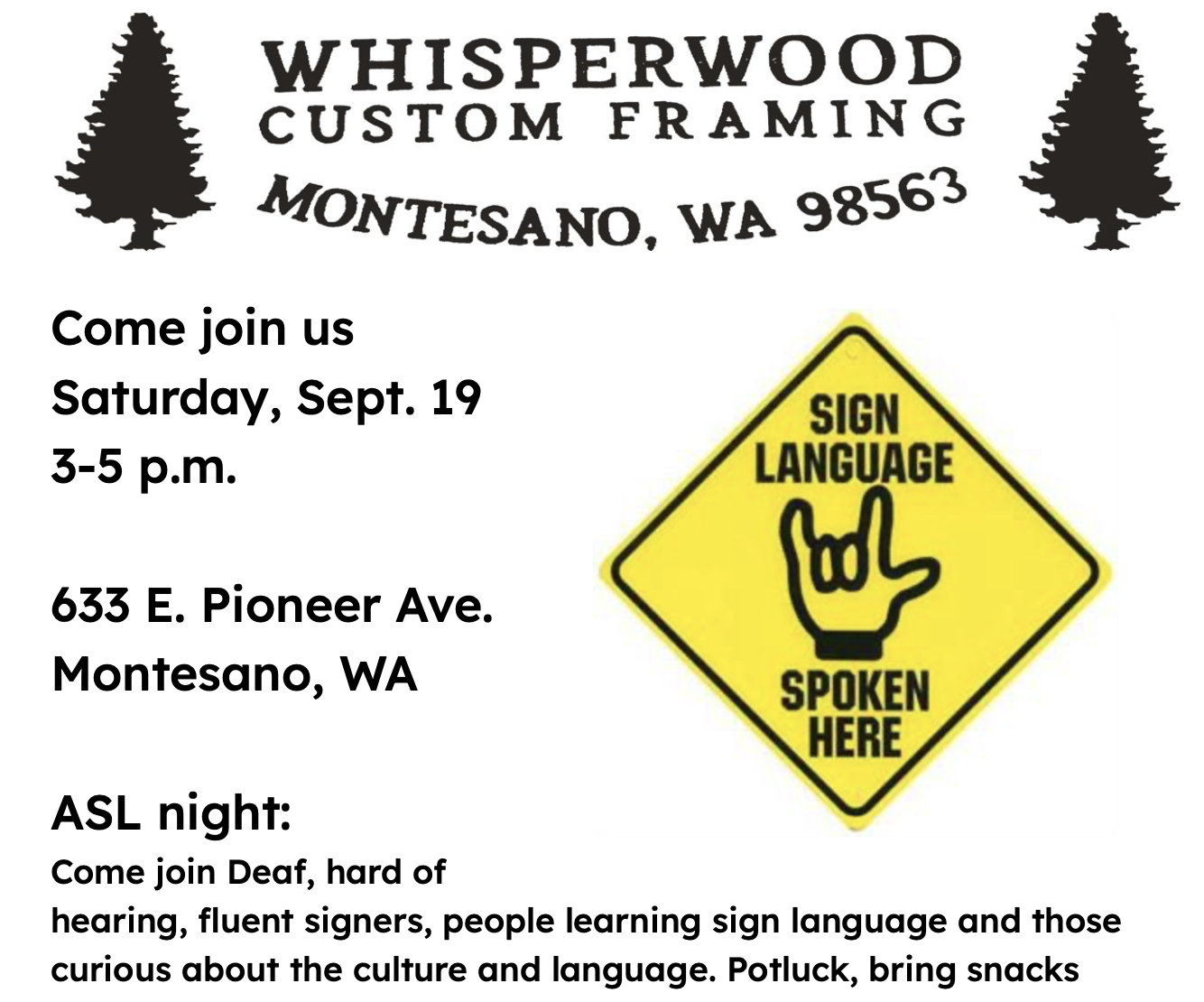 ASL community night