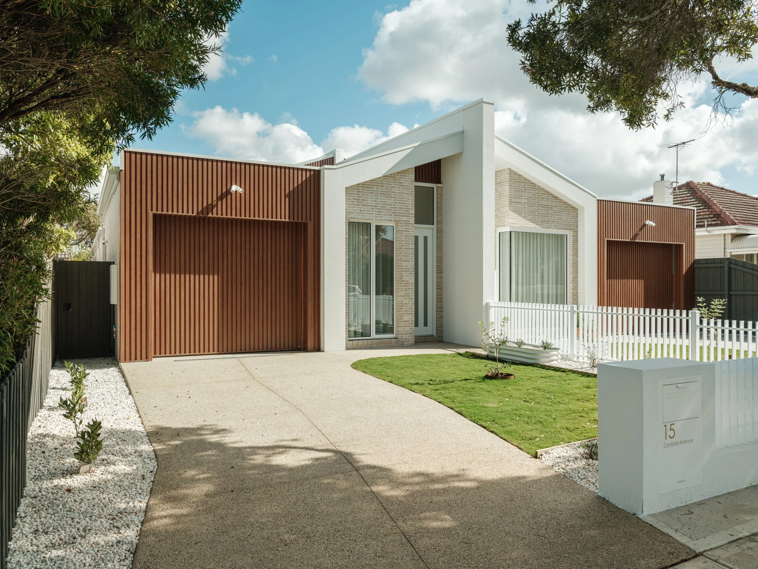 Material and Colour considerations to match Architectural Form.