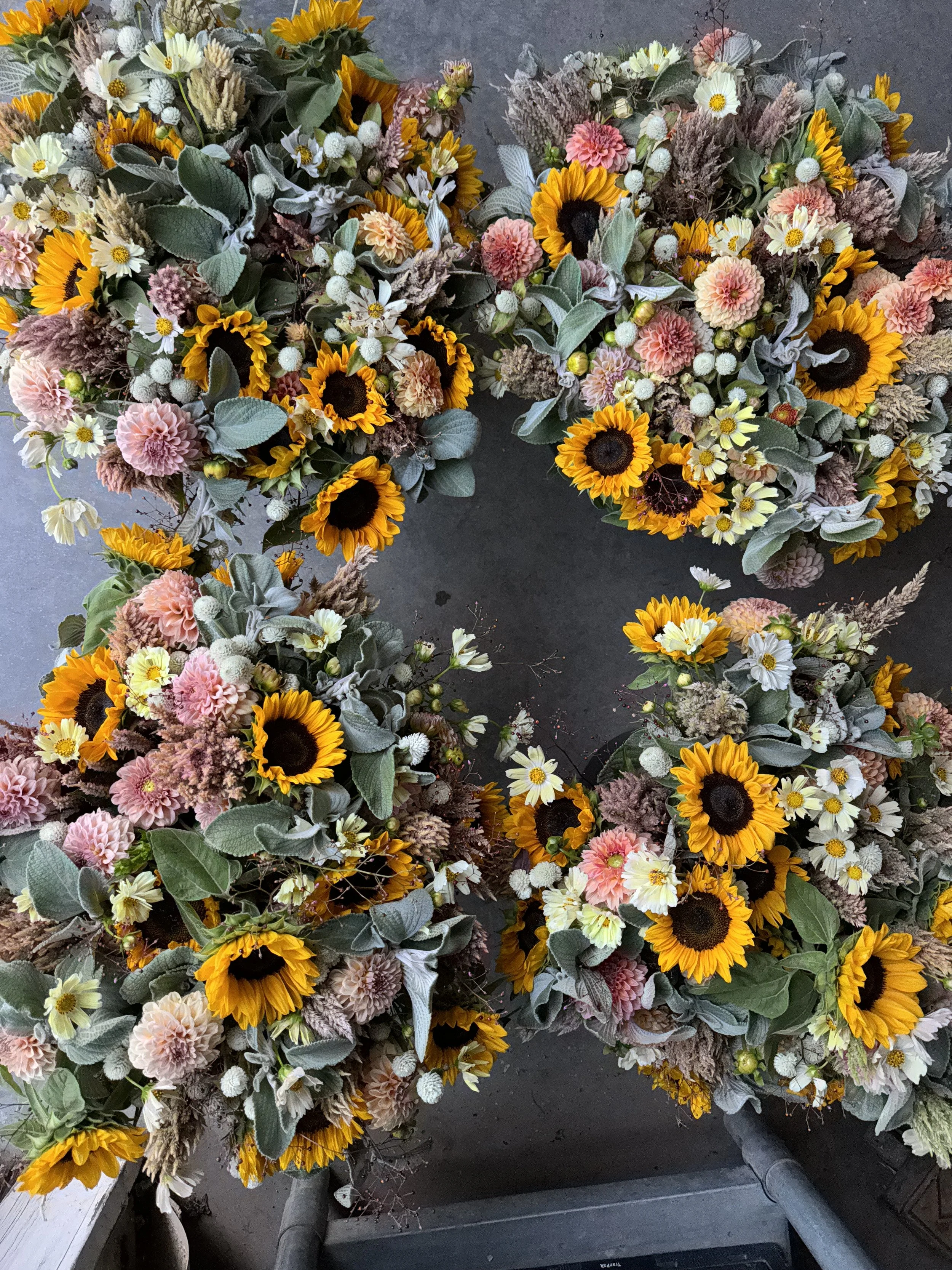 mixed market bouquets