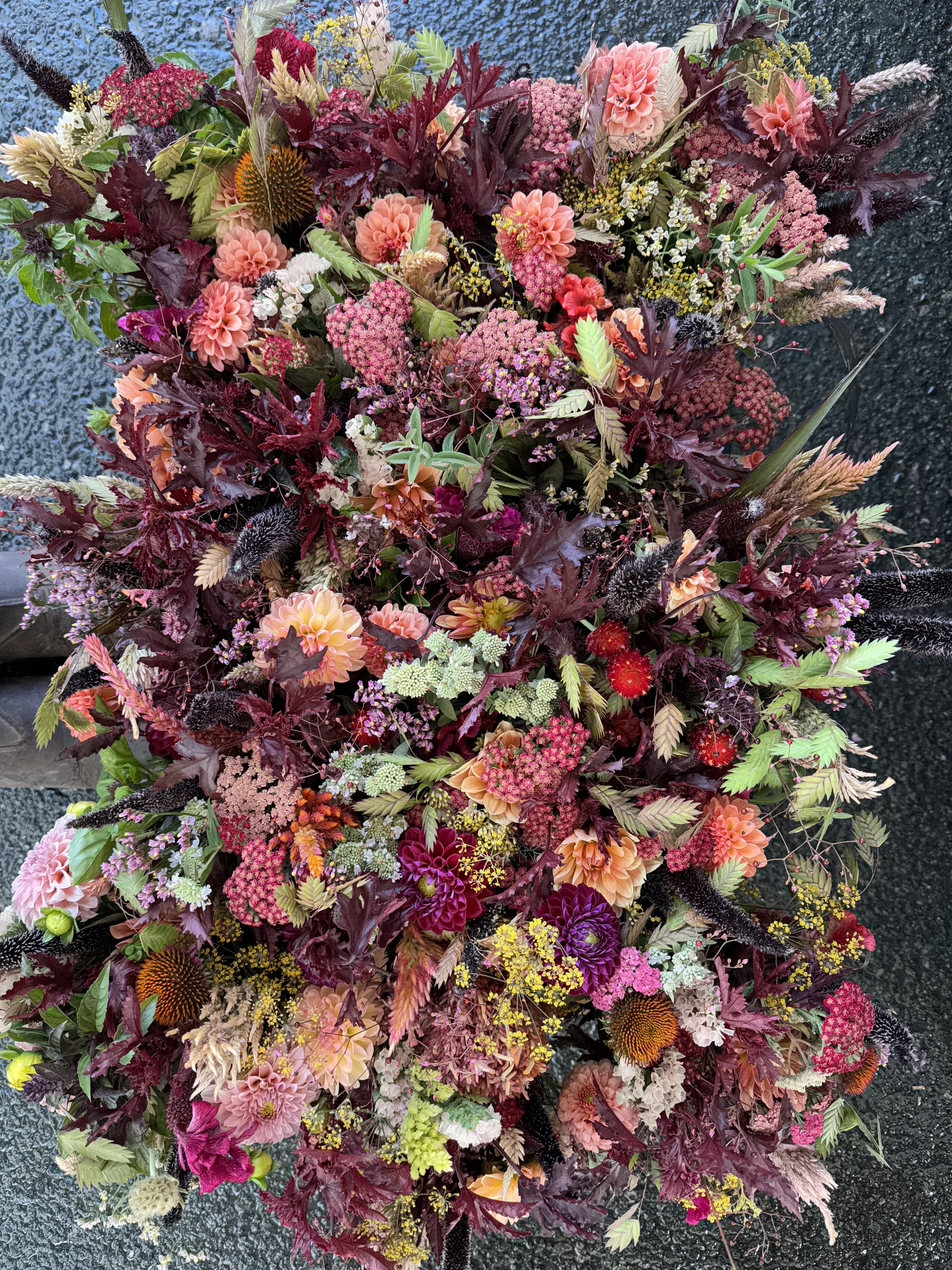 mixed market bouquets