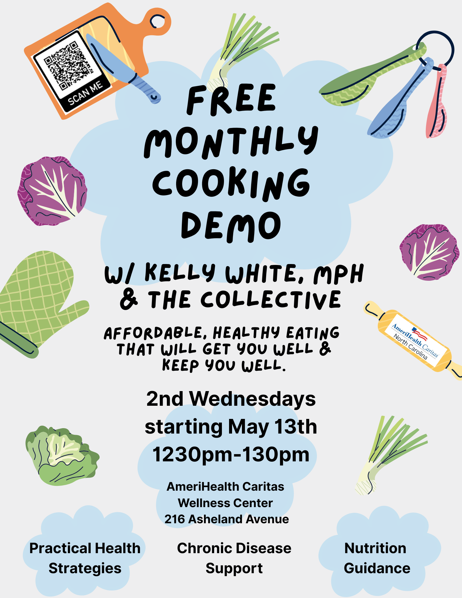 Free Monthly Cooking Demo