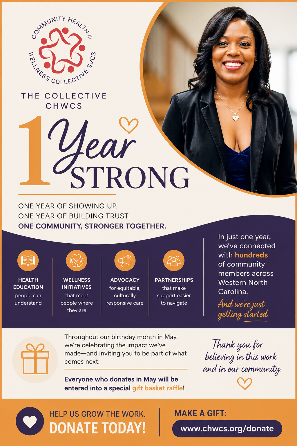 1 year Birthday Fundraiser for The Collective!