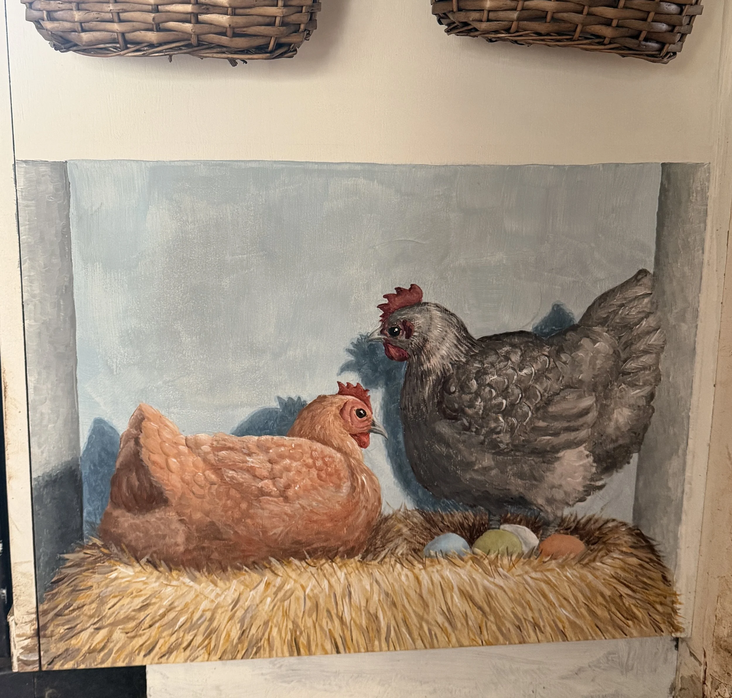 Chickens Roosting