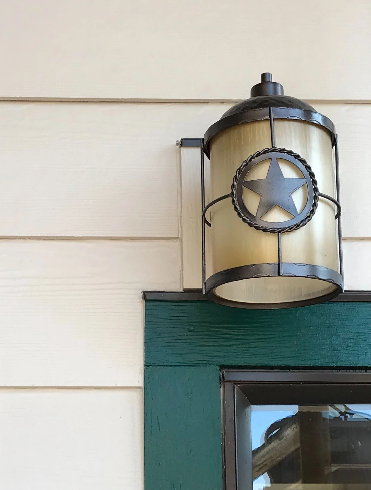 Exterior light fixture upgrade.