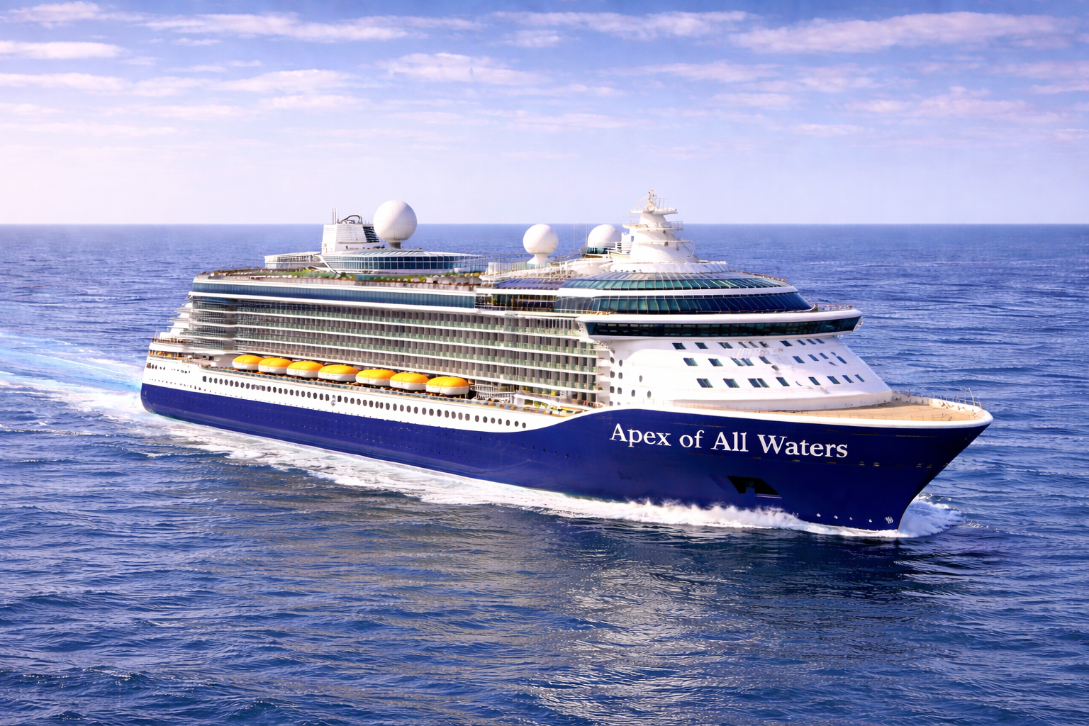 Apex of all Waters 3 night Caribbean cruise.