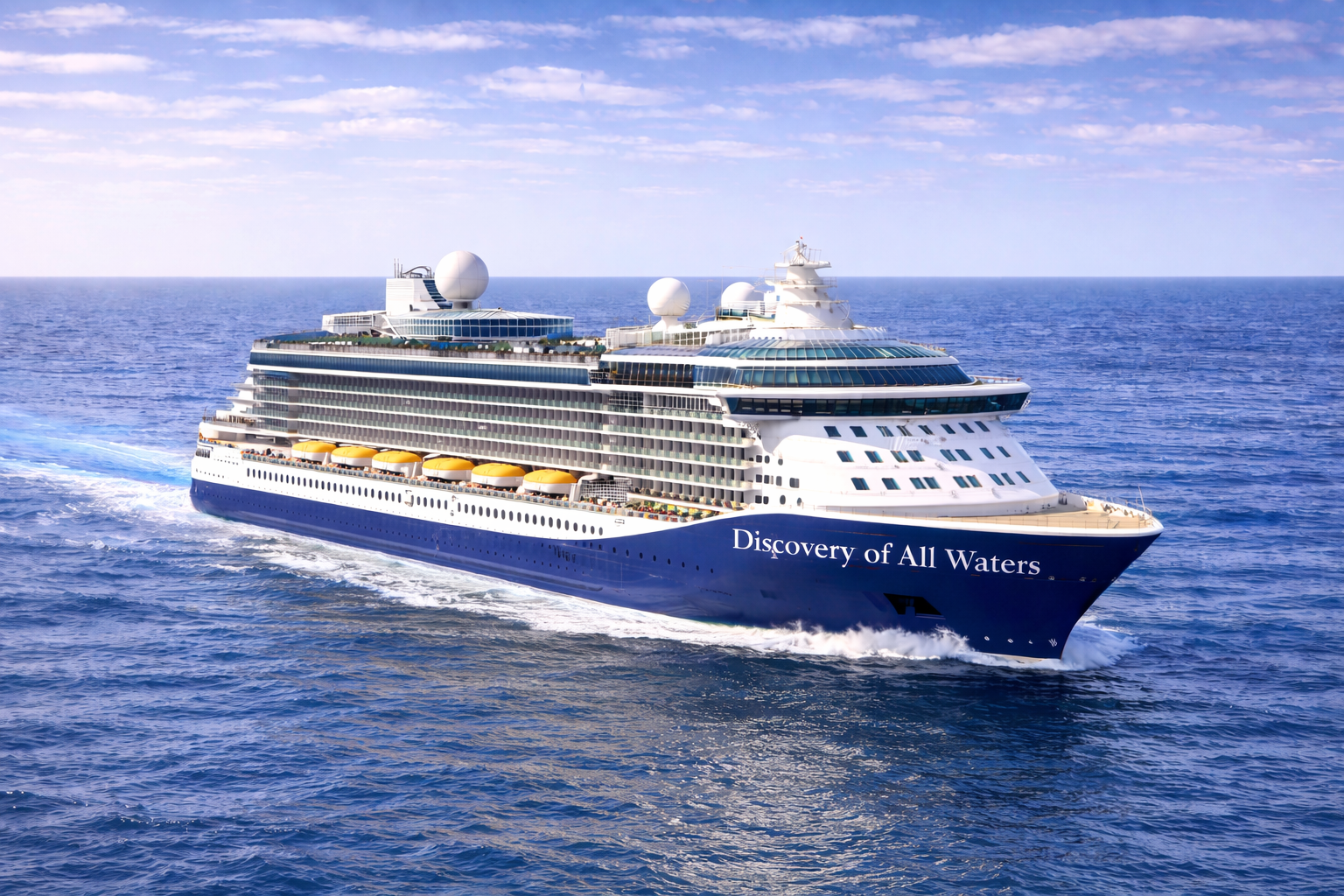 Discovery of all Waters 9 night International cruise.
