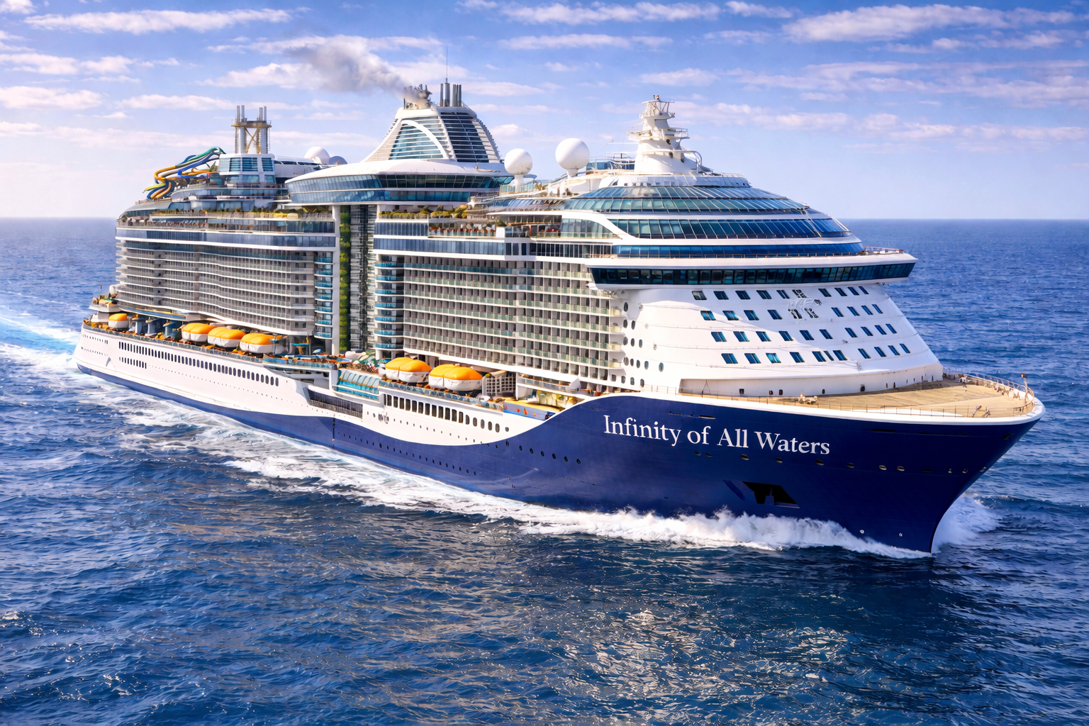 Infinity of all Waters 9 night International cruise.