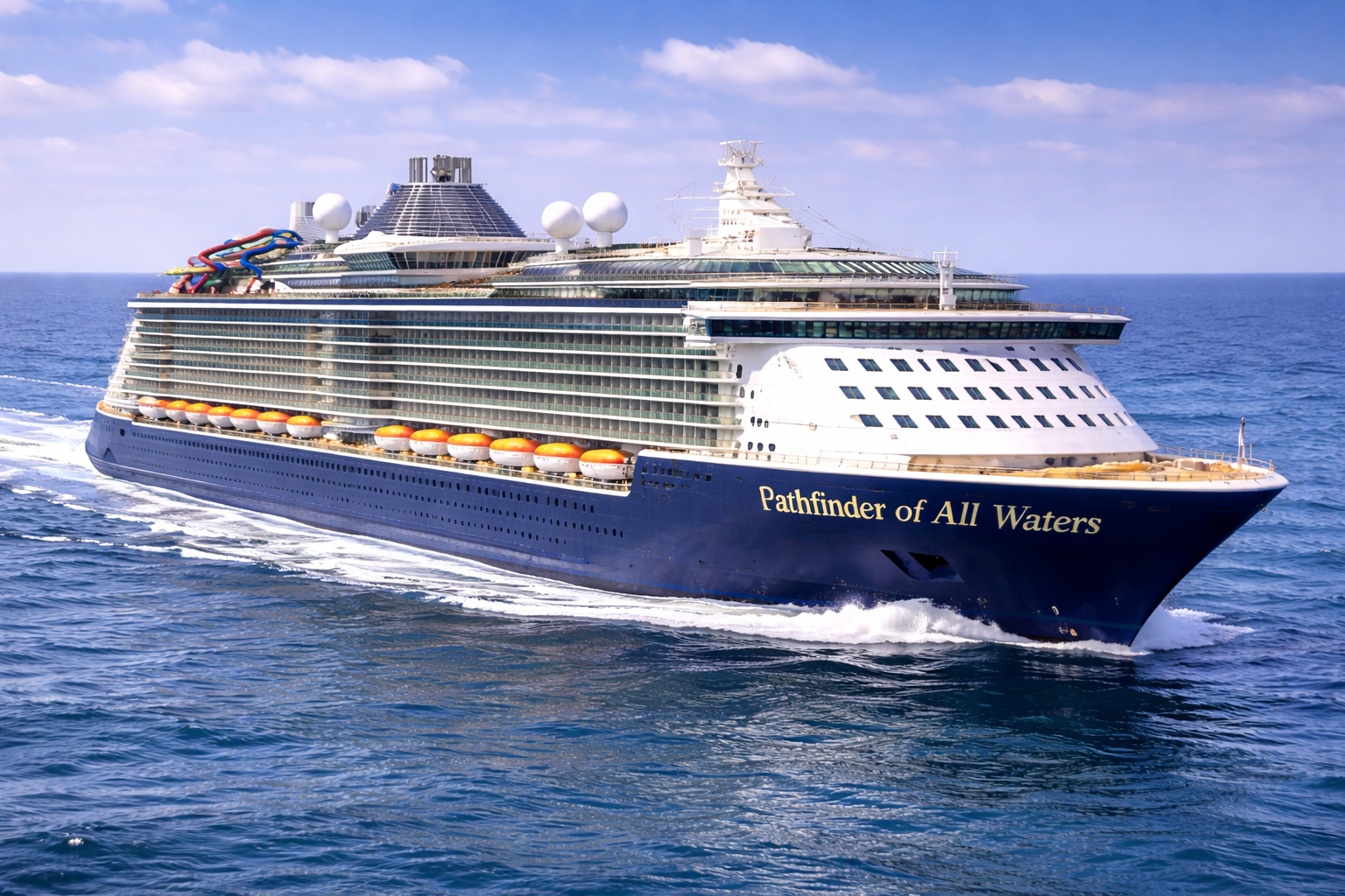 Pathfinder of All Waters 6 night International cruise.