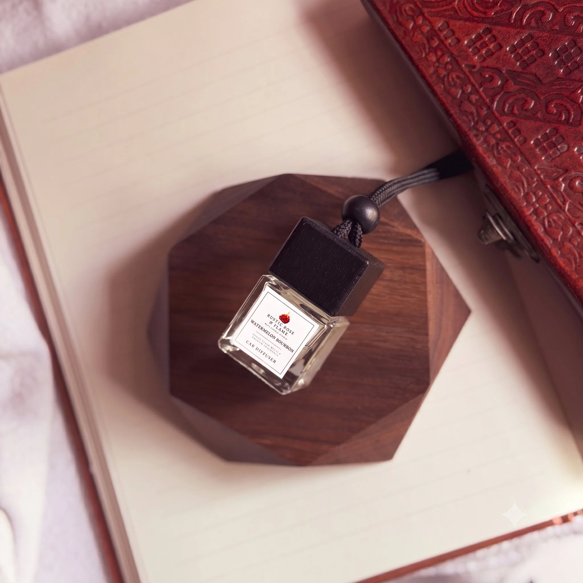 Watermelon Bourbon Car Diffuser on journal.jpg