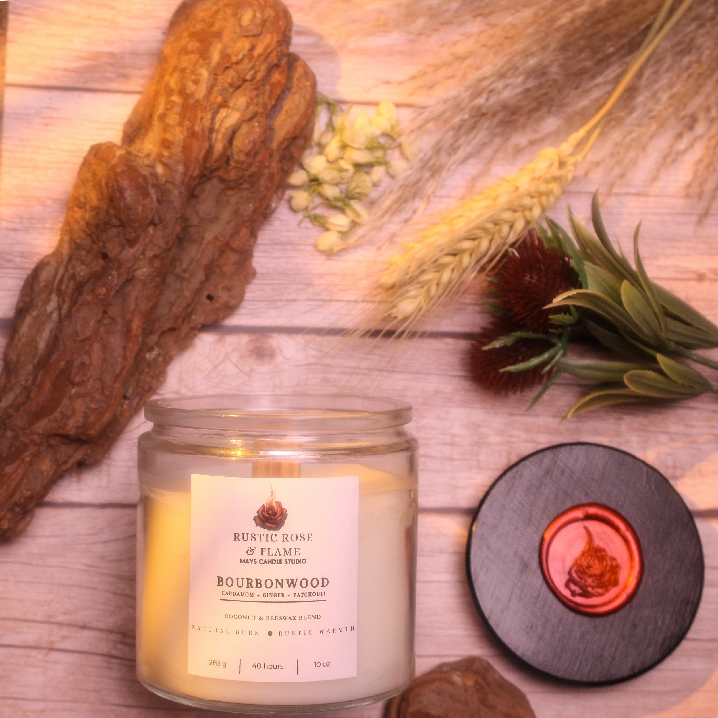 Bourbonwood Candle Aerial