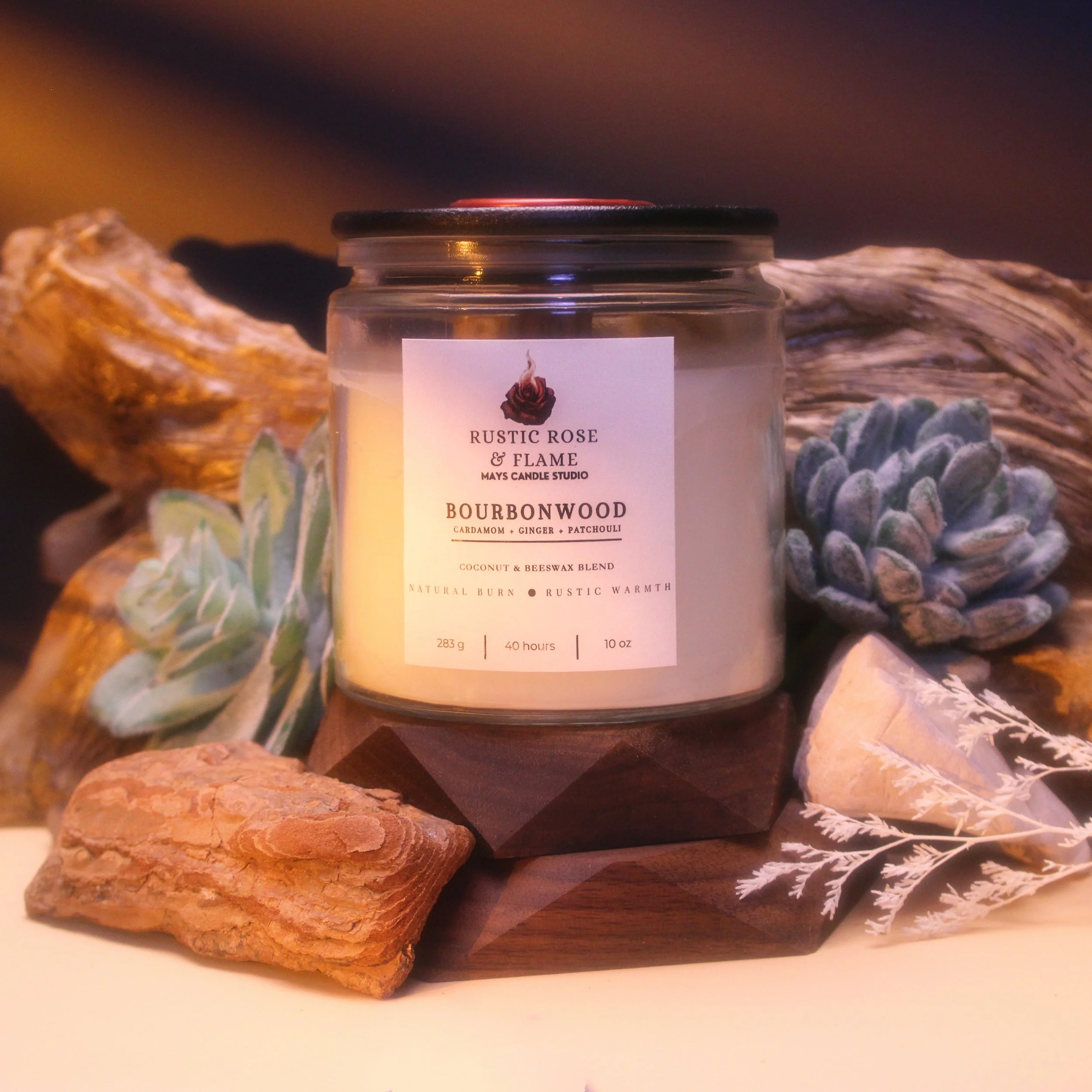 Bourbonwood Candle Staging