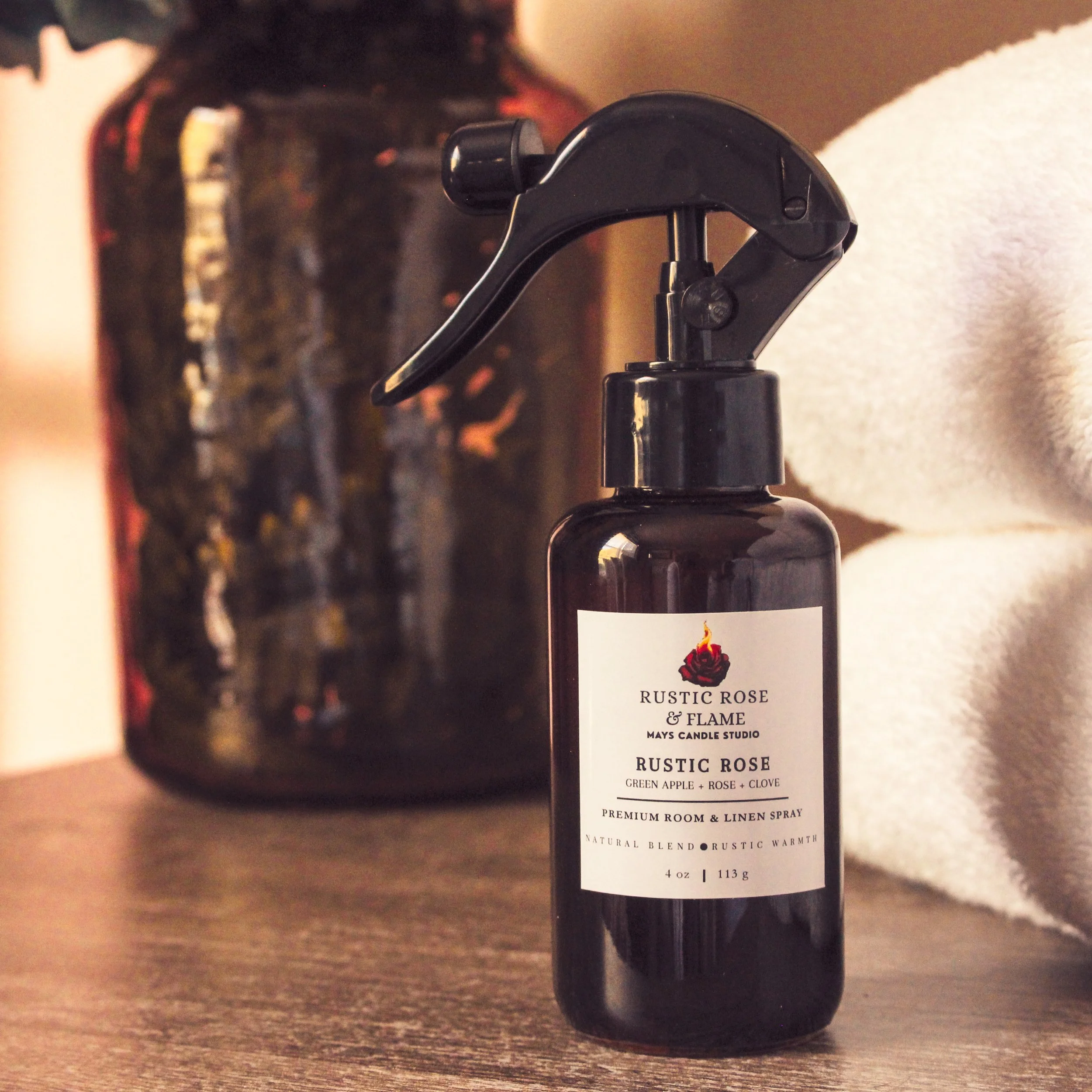 Rustic Rose Room Spray Lifestyle