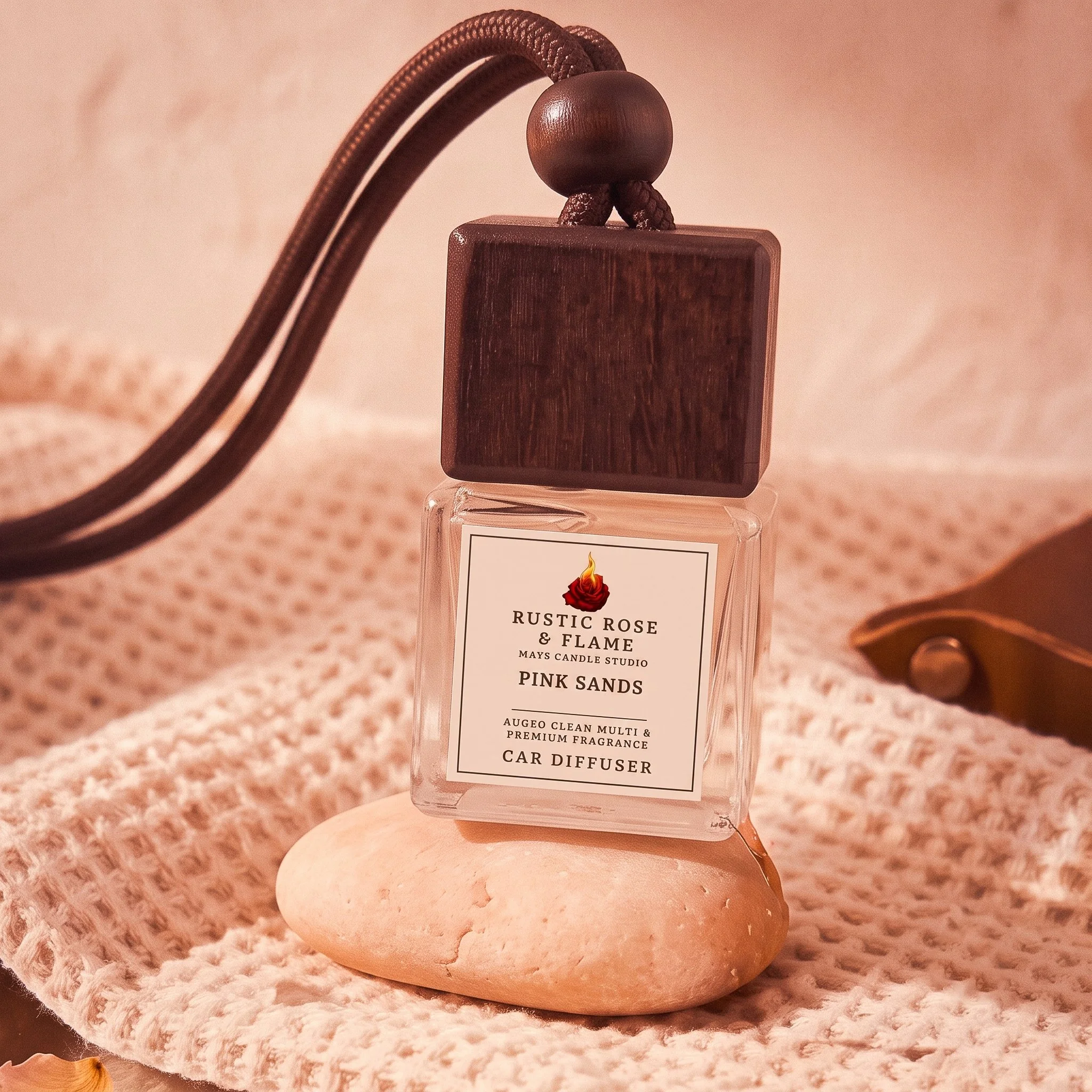 Pink Sands Car Diffuser on rock.jpg