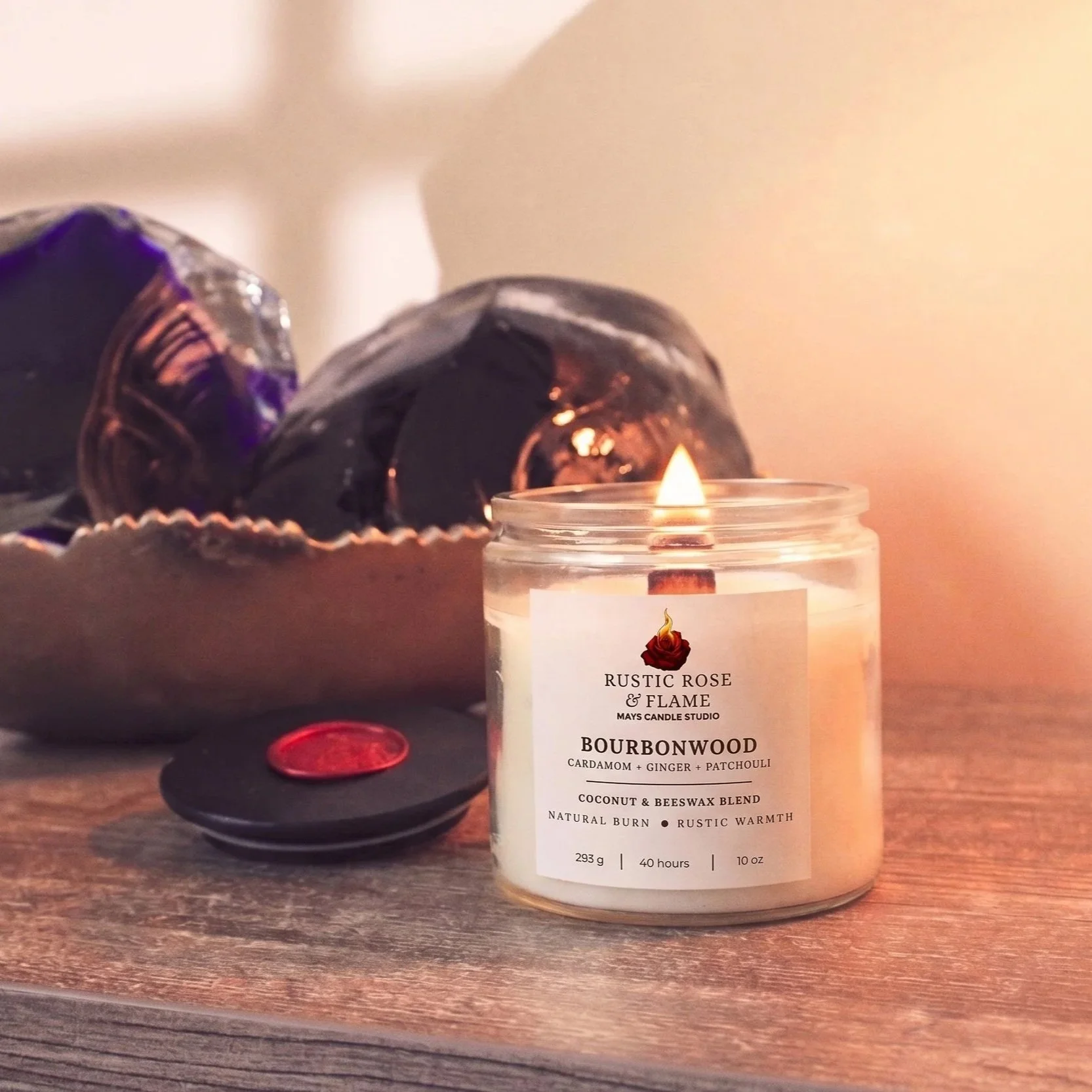 Bourbonwood Candle Lifestyle