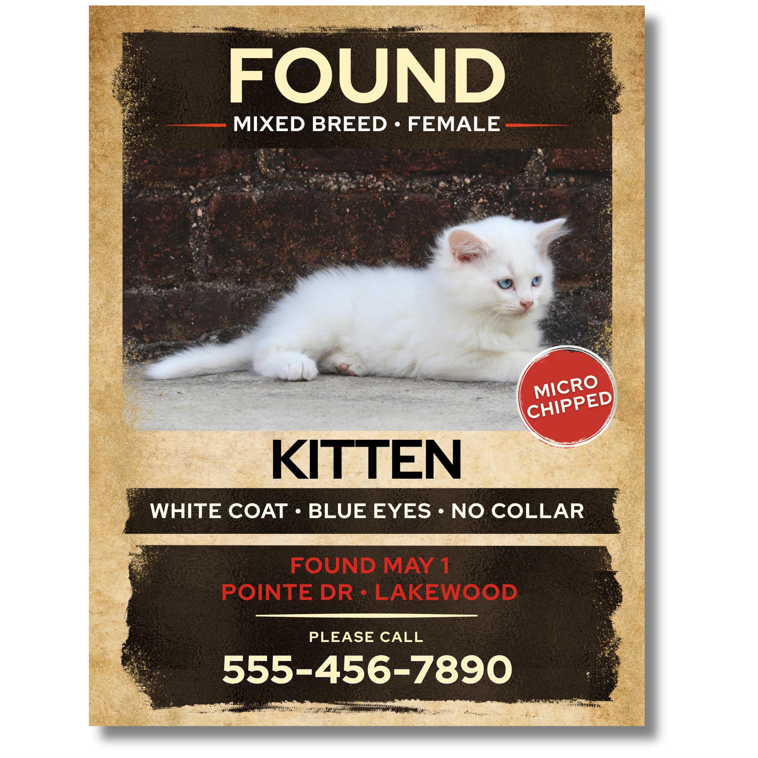 Found / Located Poster