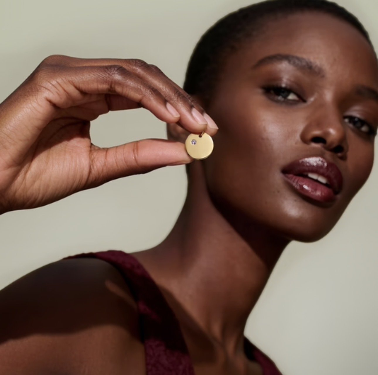 Birthstone Circle Charm