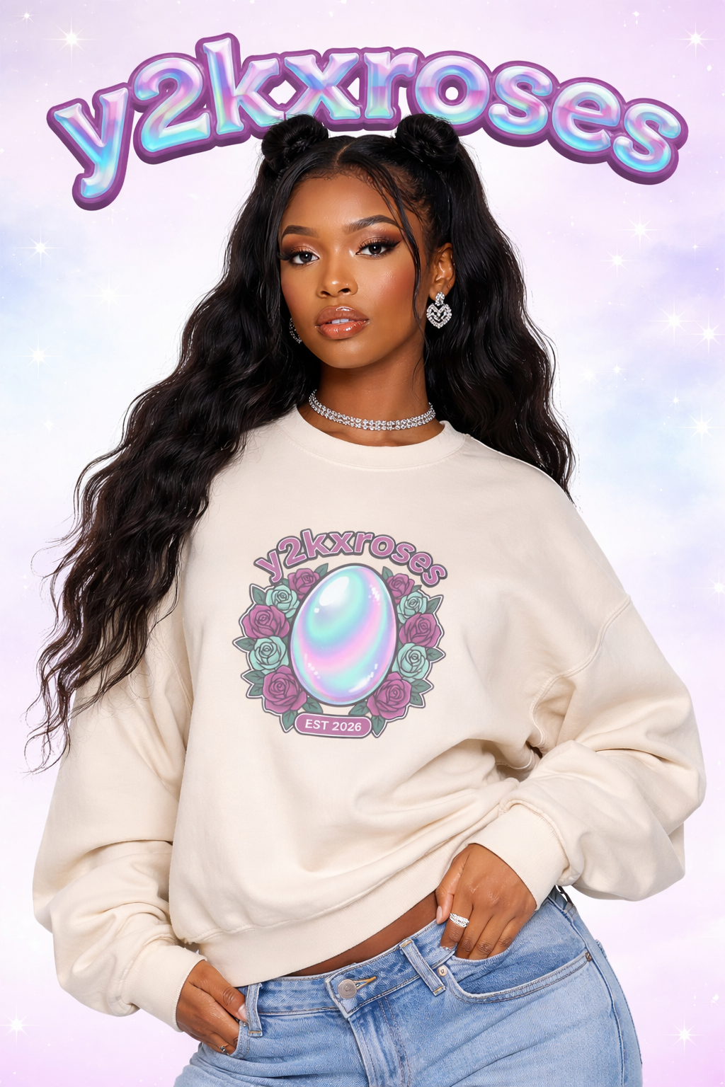 y2kxroses easter est 2026 sweatshirt