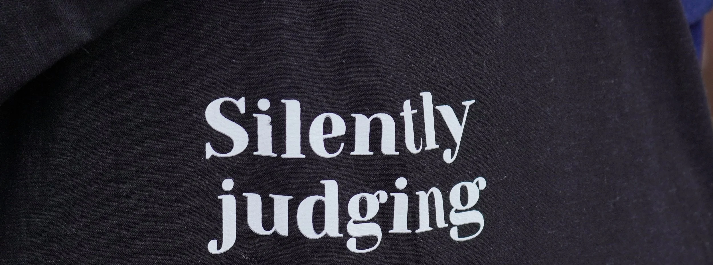 Me? Judgmental?