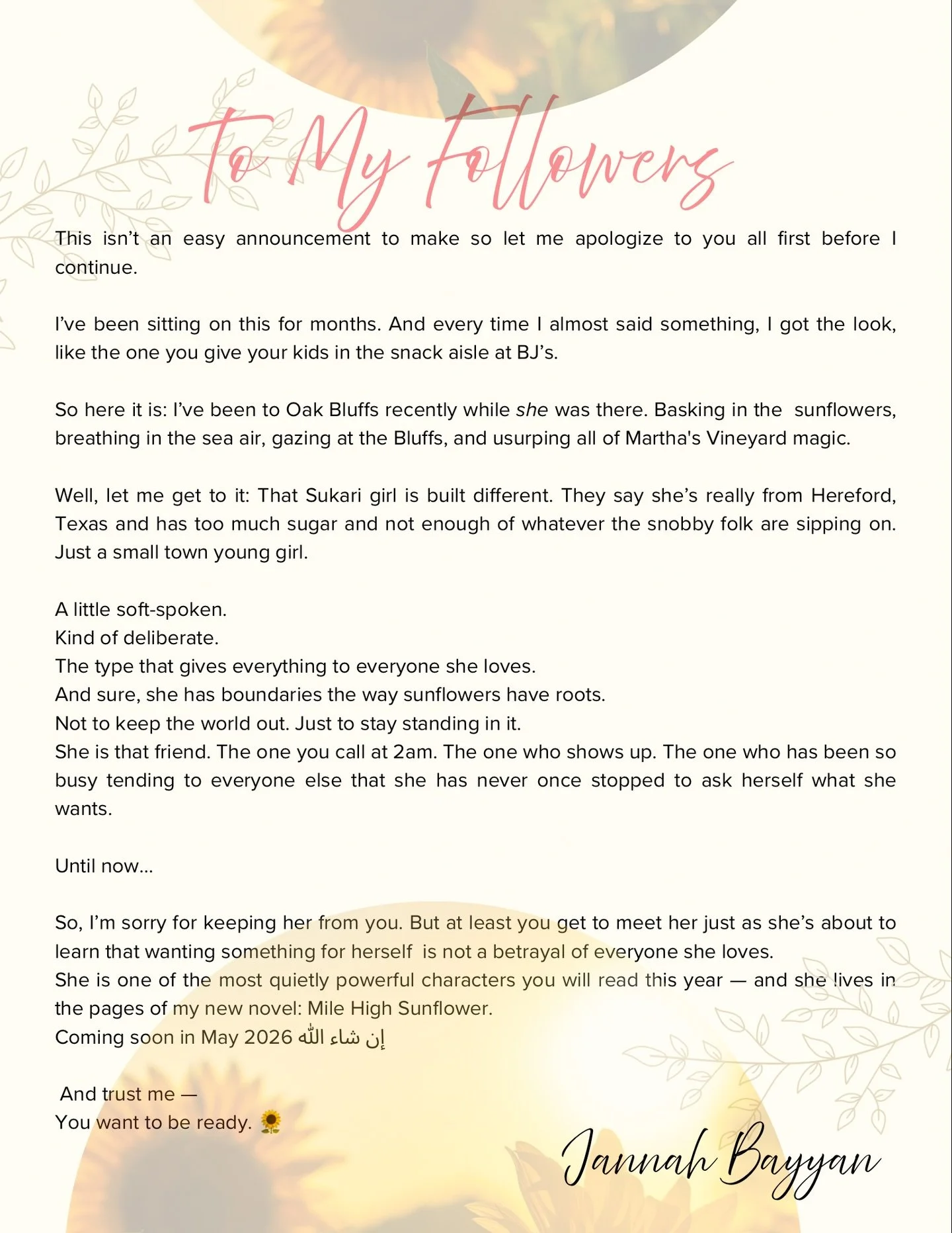 This isn&rsquo;t an easy announcement to make so let me apologize to you all first before I continue. 

I&rsquo;ve been sitting on this for months. And every time I almost said something, I got the look, like the one you give your kids in the snack a