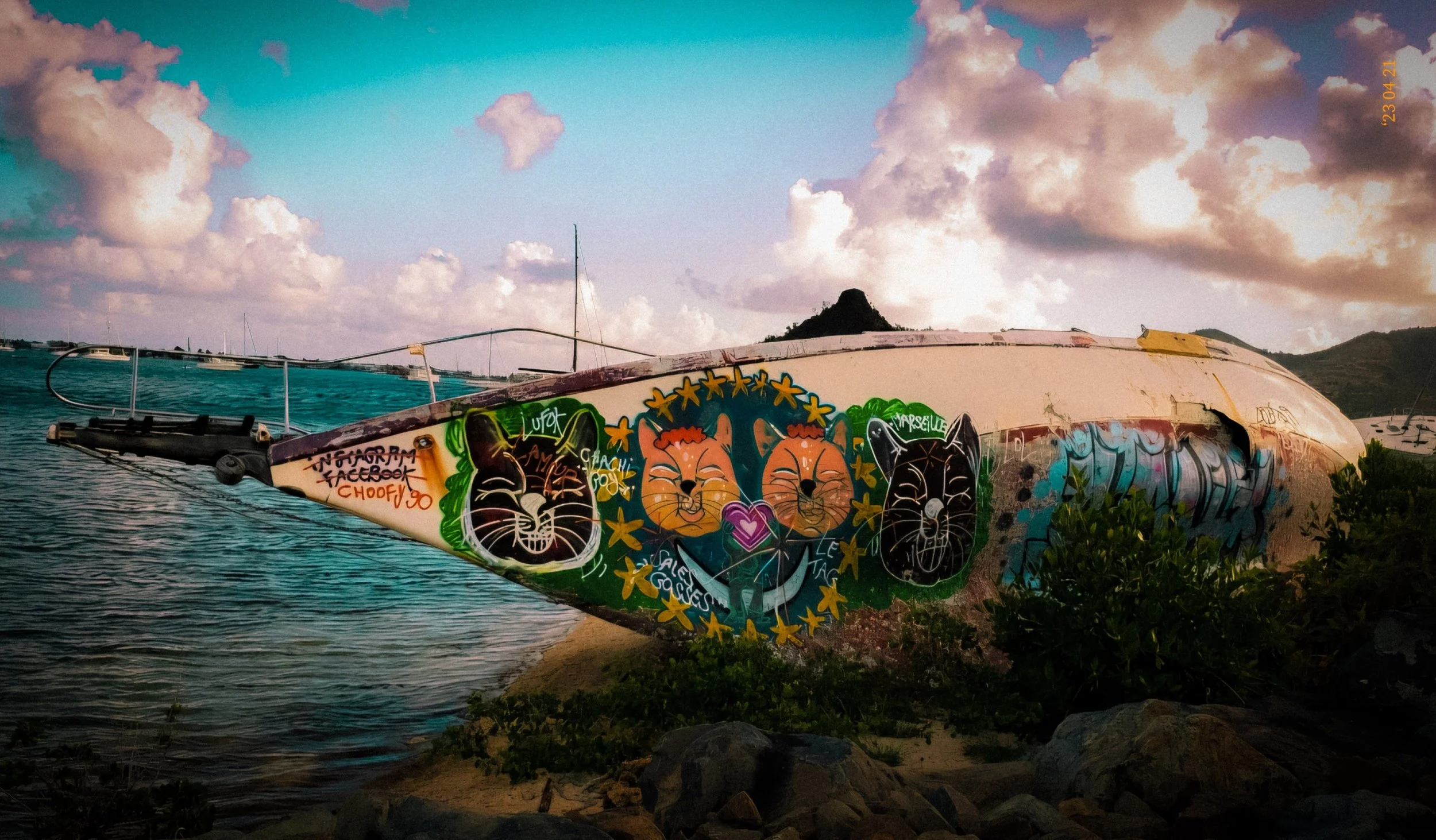 Graffiti Boat