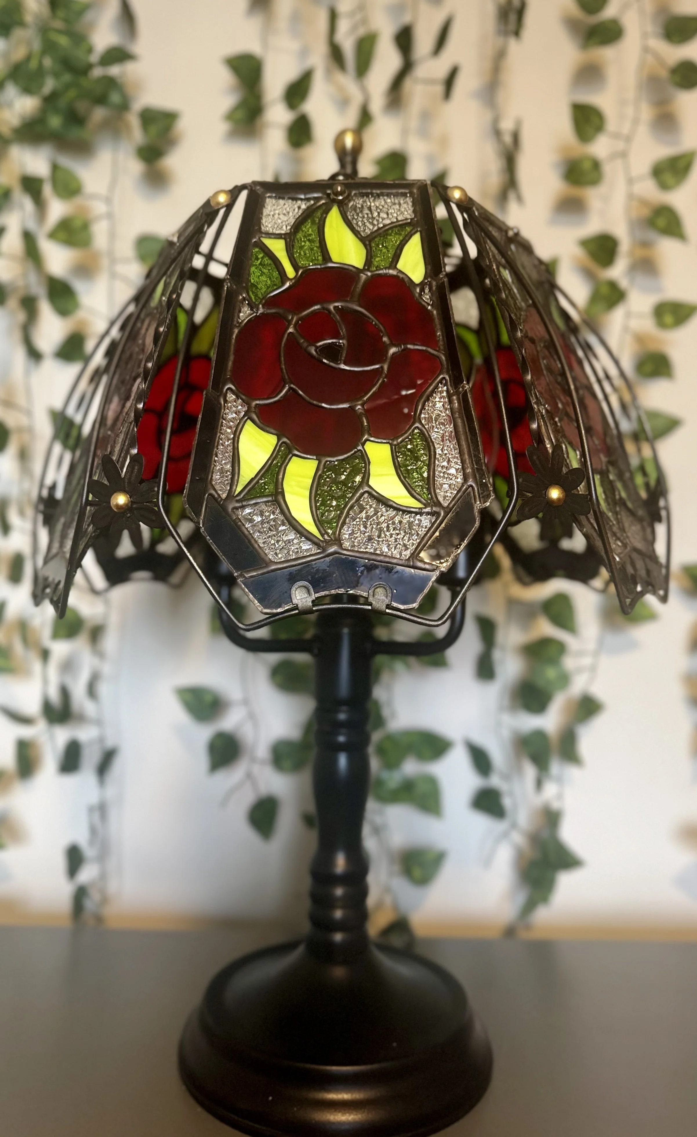 Thrifted lamp brought back to life.