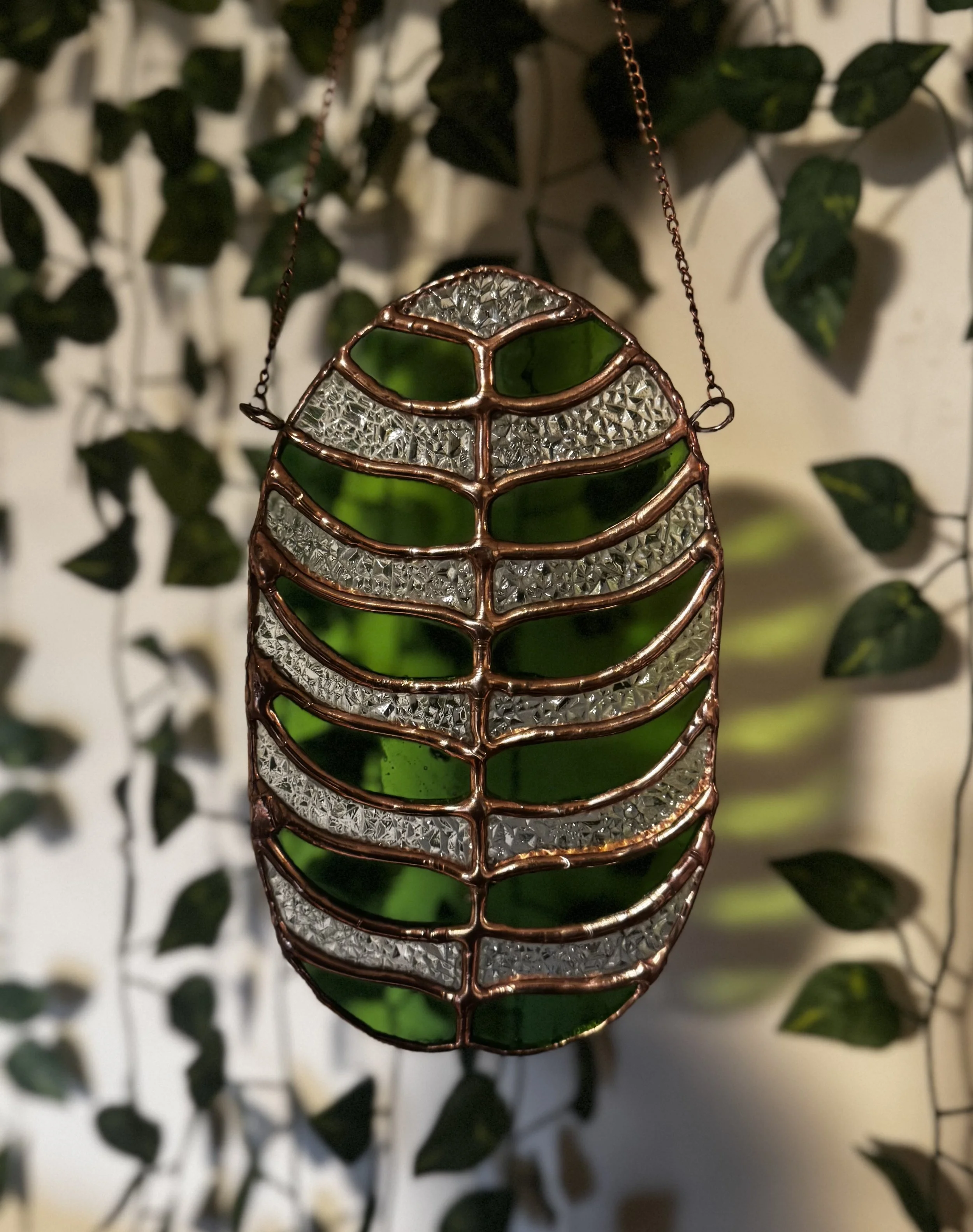 Fern Sun Catcher with Detachable Propagation Tube