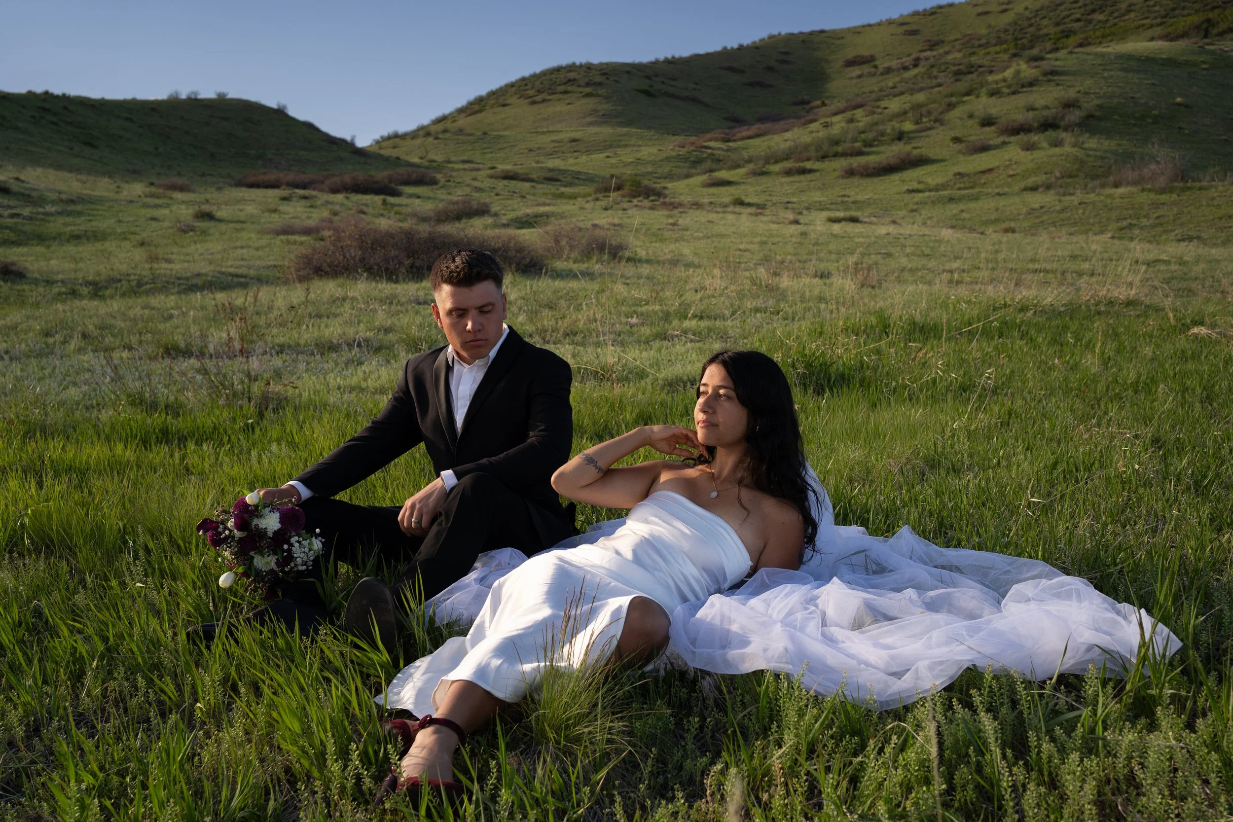An editorial-style portrait in Boulder, Colorado, blending fashion-forward composition with natural ease.