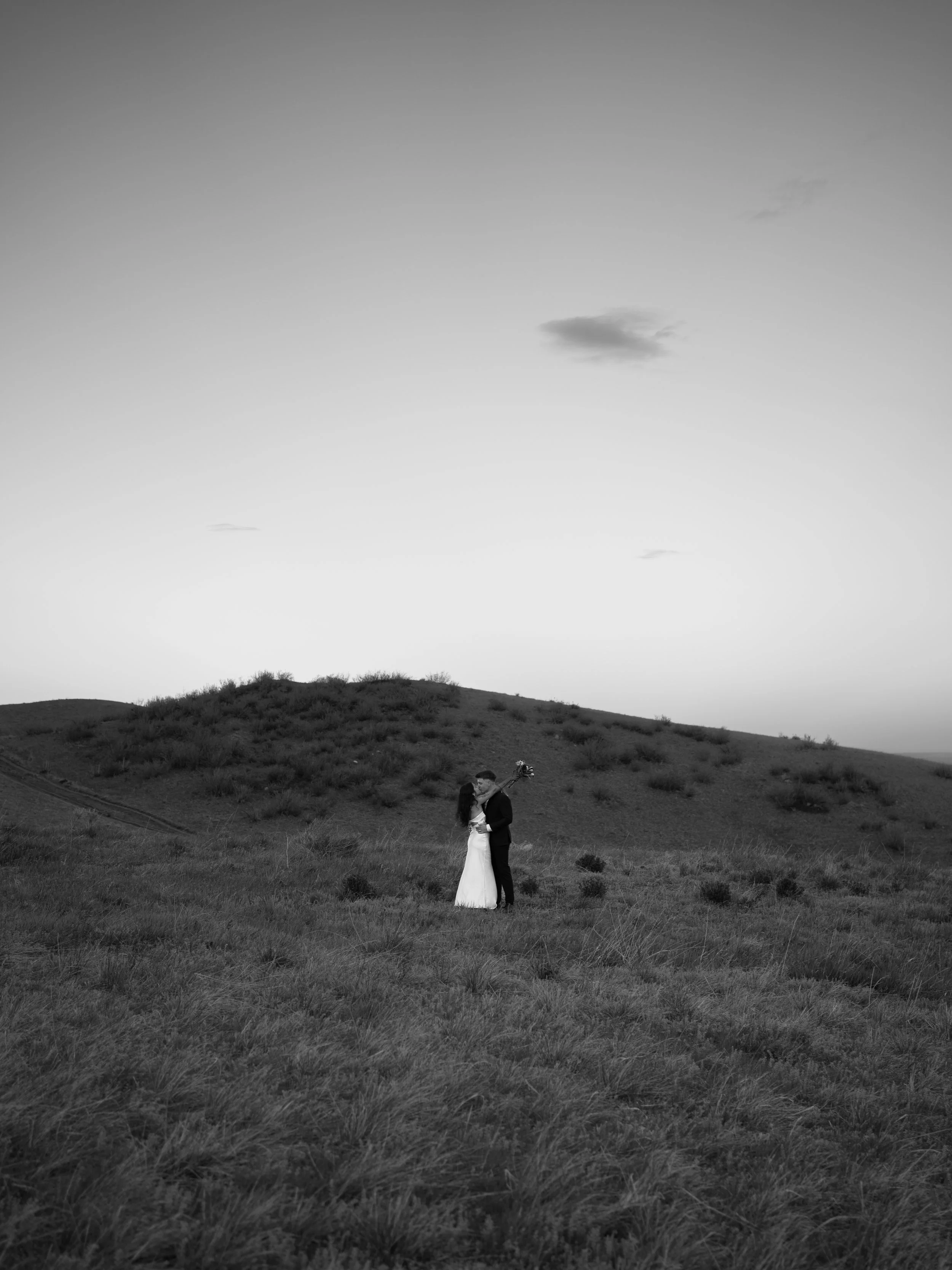 A cinematic closing image in Boulder, CO, capturing scale, stillness, and the vastness of the setting.