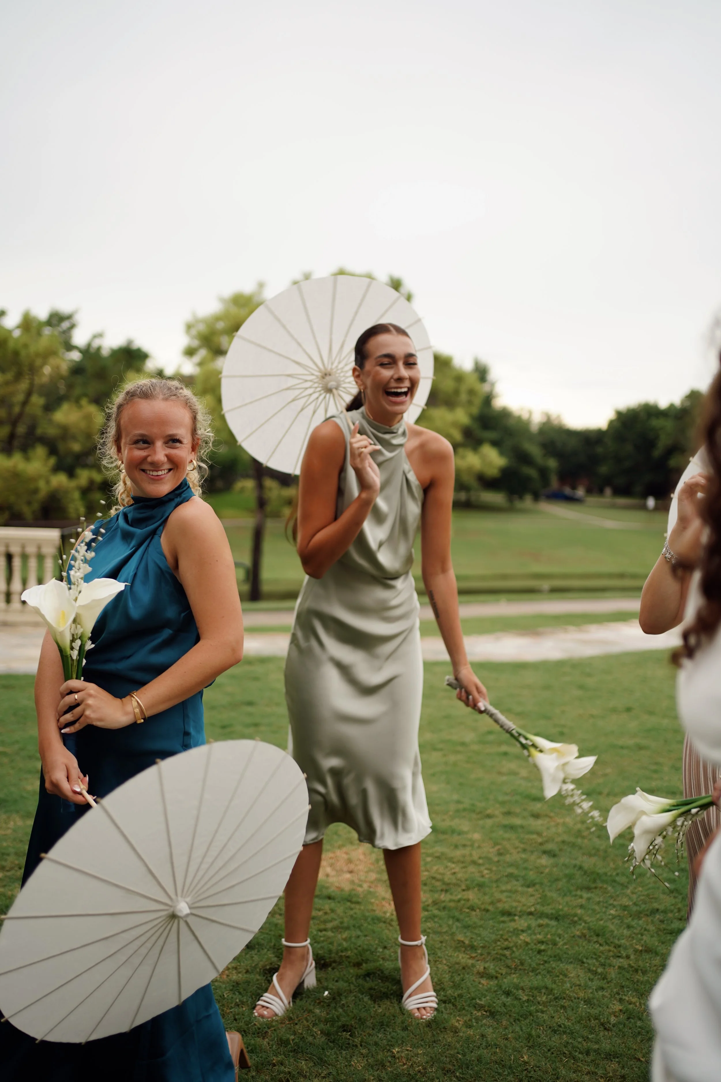 A playful and joyful moment in Richmond, TX, capturing movement and personality among the younger guests.