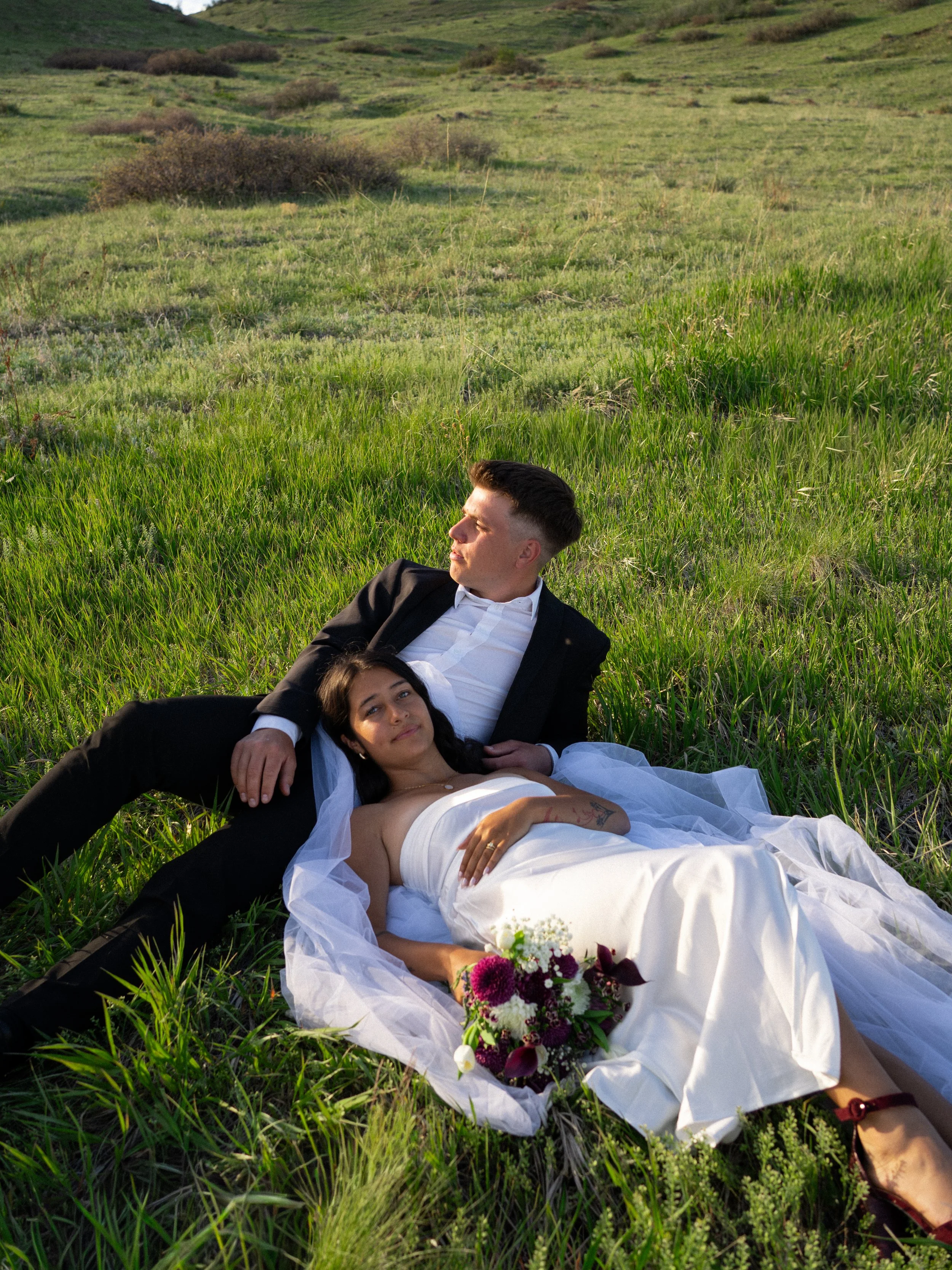 A warm and intimate portrait in Boulder, Colorado, capturing closeness and quiet emotion.