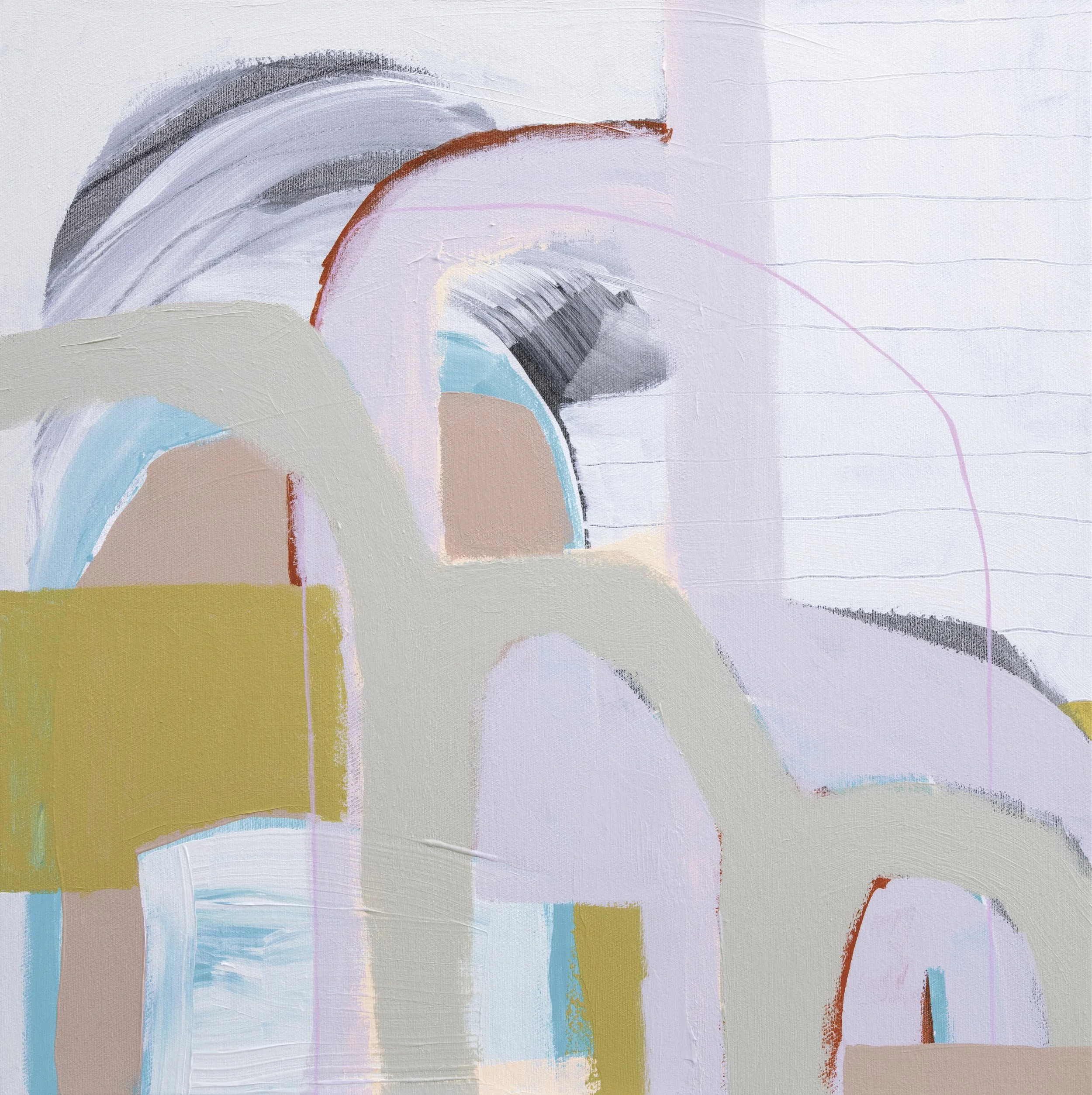 'Love Song 2' - mixed media on canvas | 50x50cm | Sold