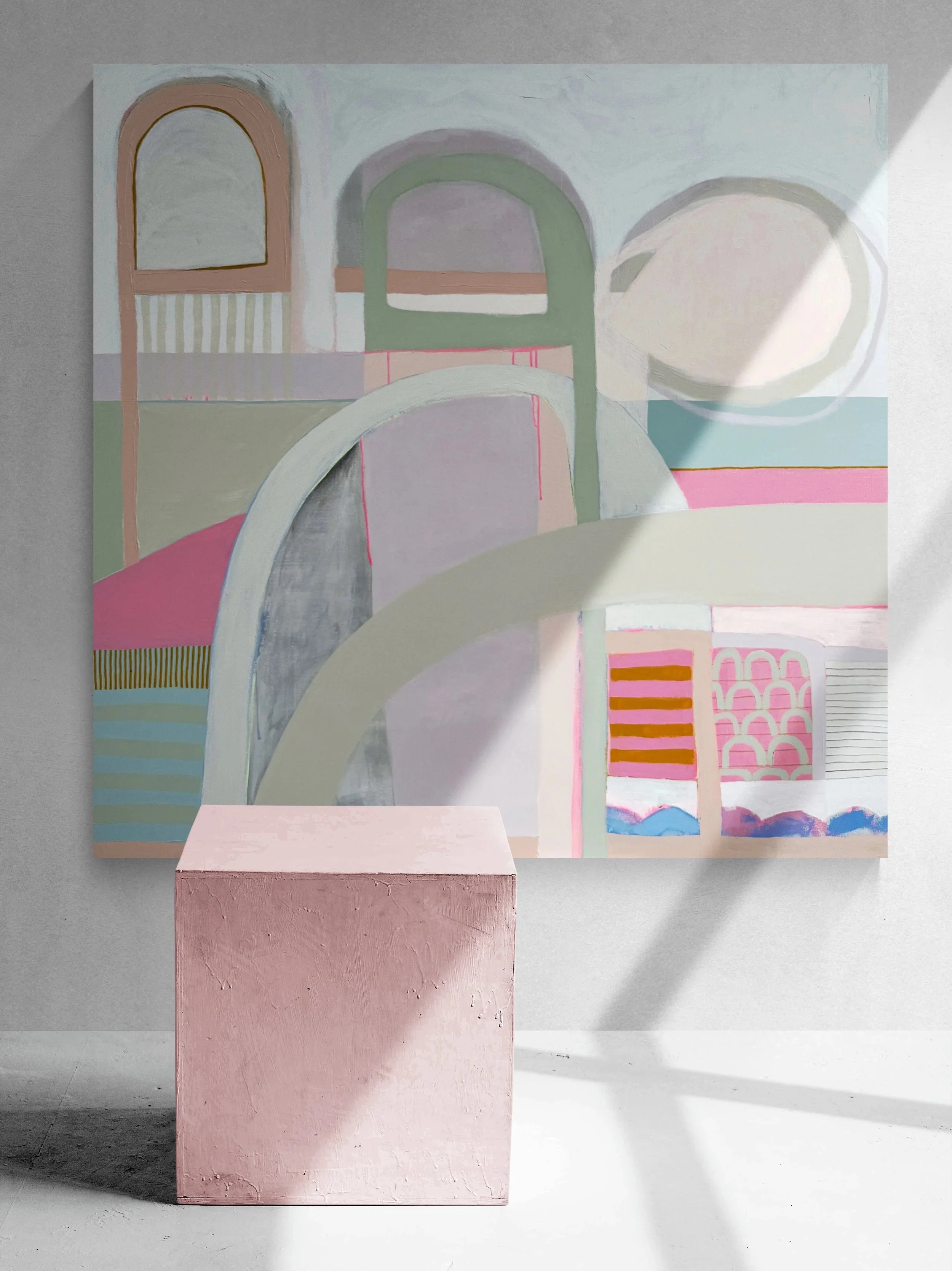 Morning light, pink delight