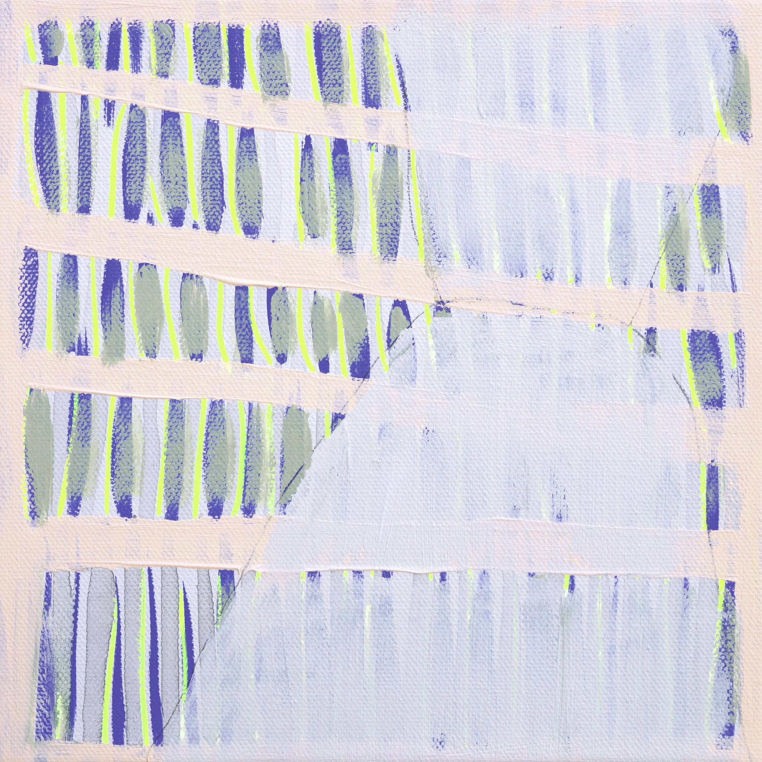 'Blush Couture' - mixed media on canvas | 20x20cm | Sold