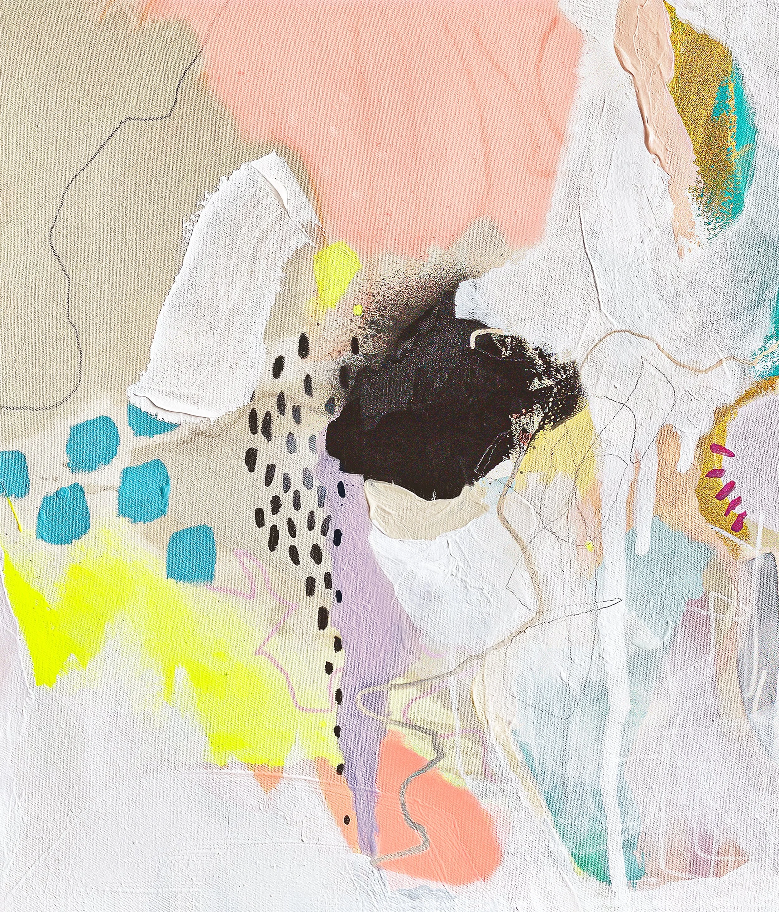 'Memories of tomorrow II' | 2021 | mixed media on canvas | 35x30cm | Sold