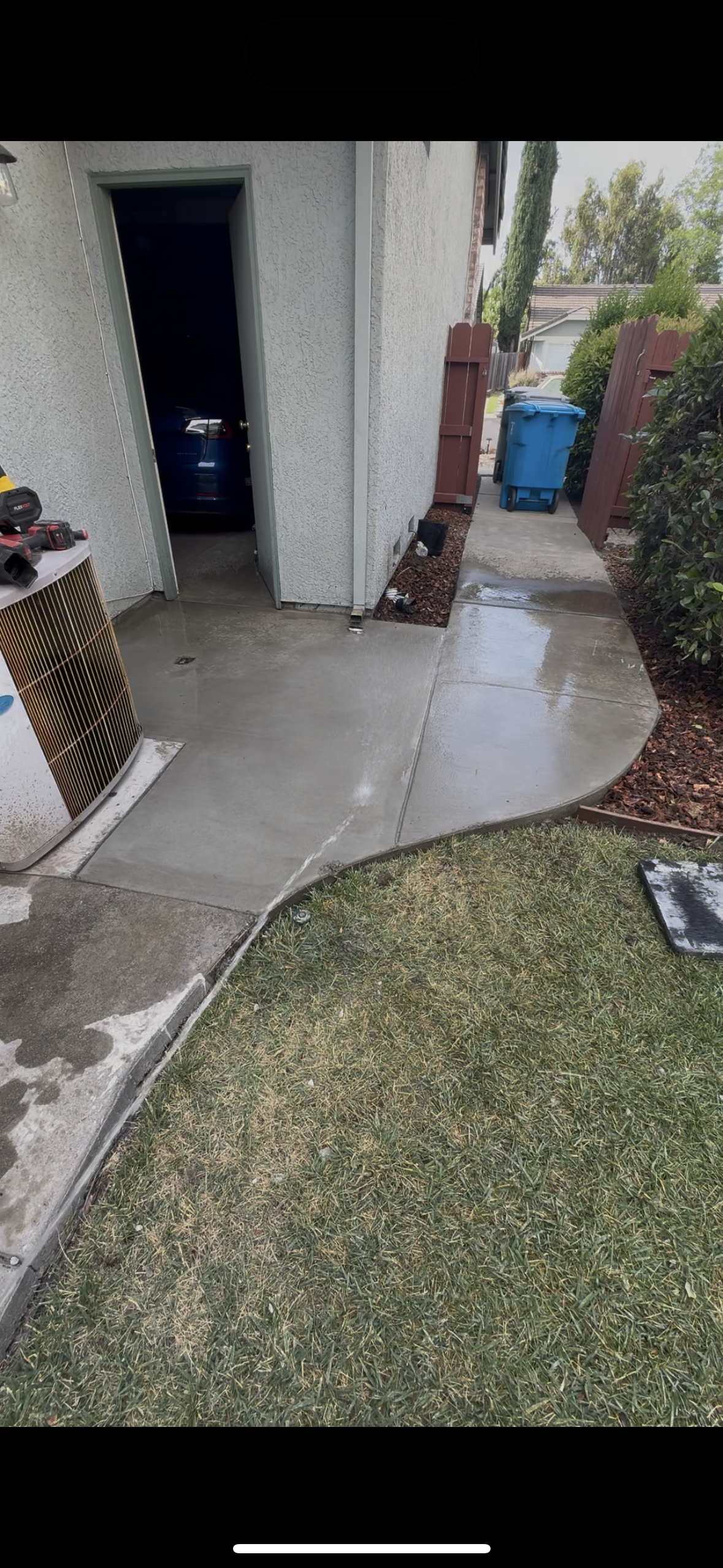 Exterior walkway area refreshed for smoother flow and a cleaner overall appearance.