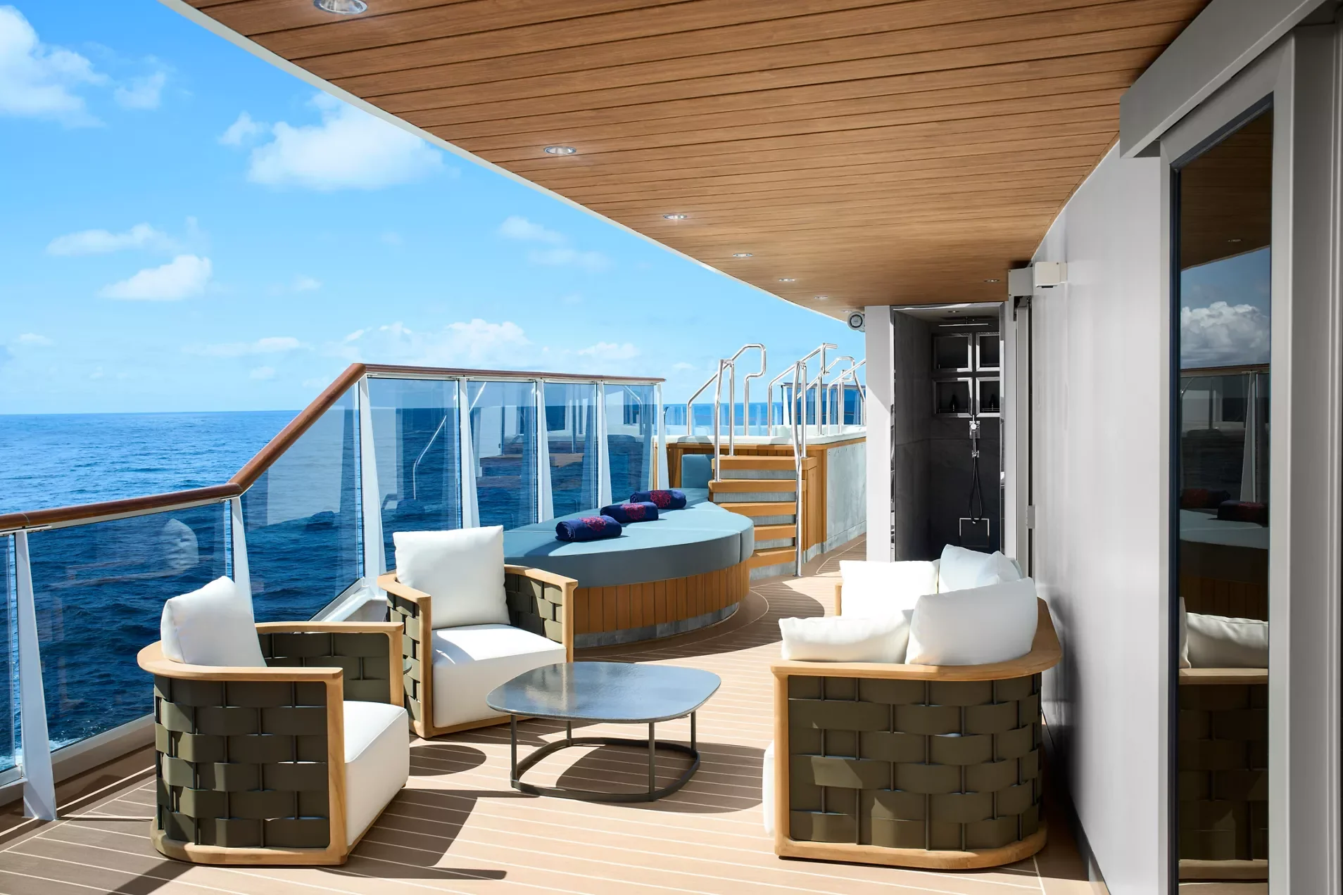 Balcony on the Owners Residence in Explora II (PC: Explora)