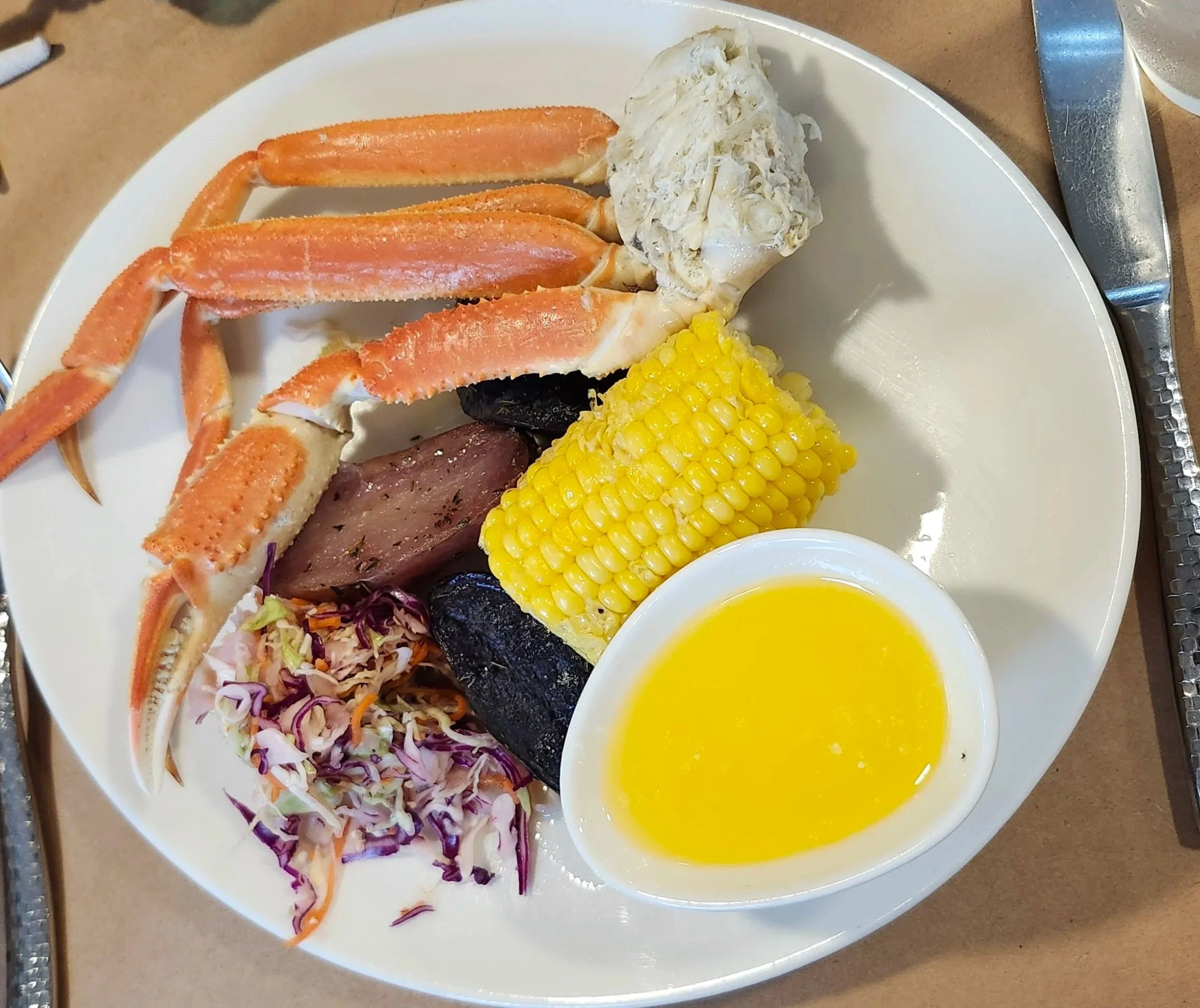 Fresh Crab Dinner aboard National Geographic Lindblad Alaska