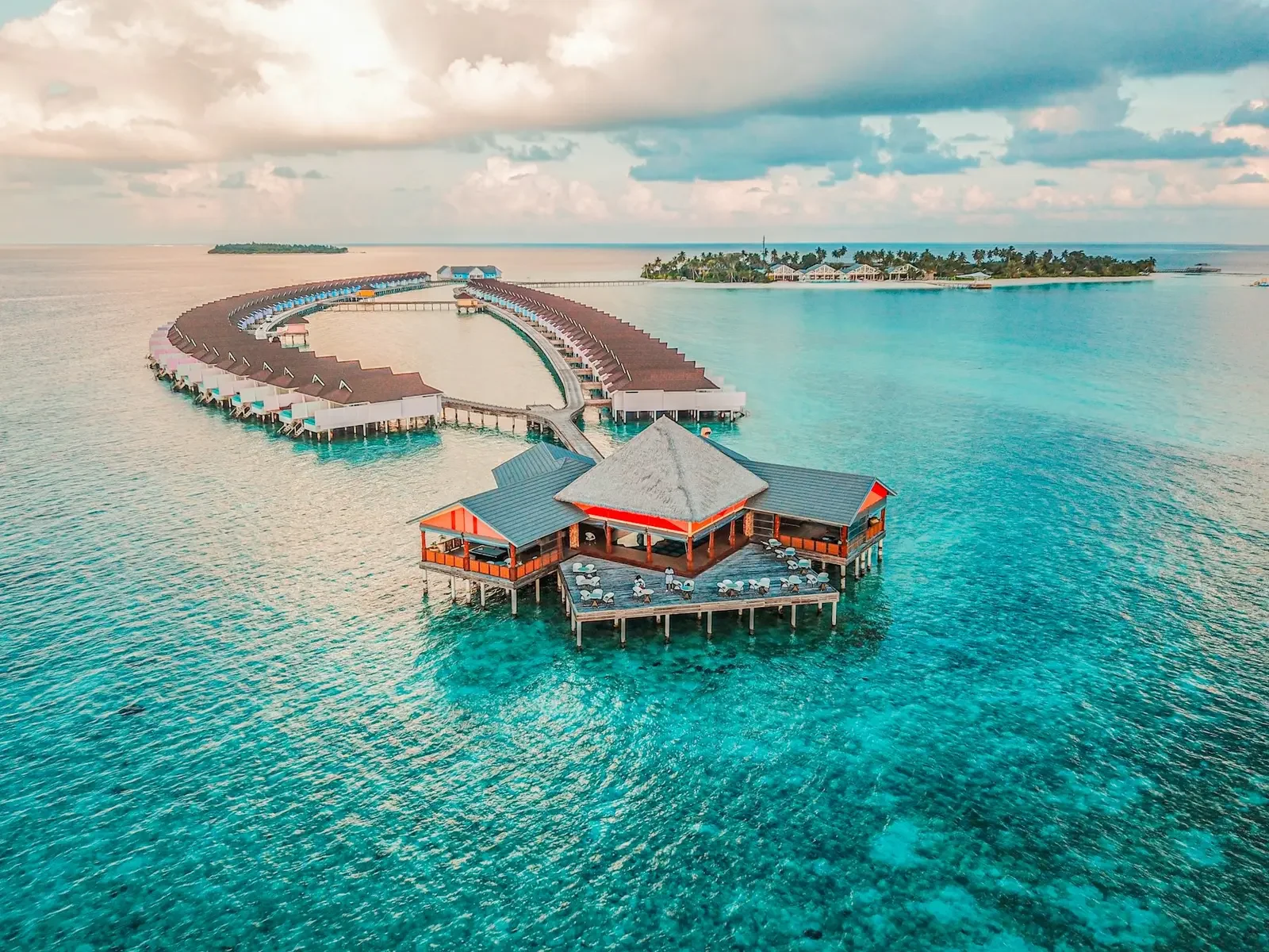 Overwater villas in the Maldives for an anniversary trip