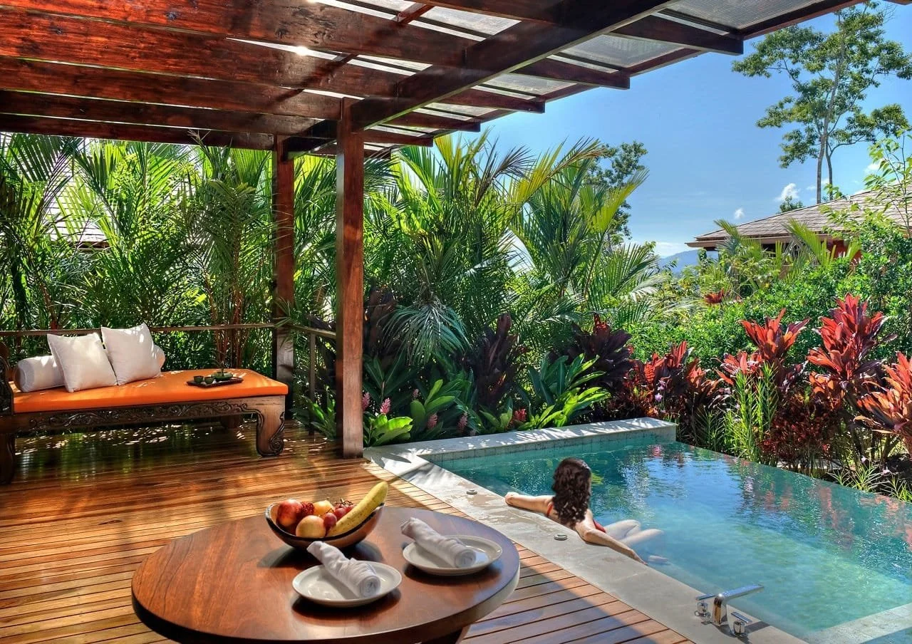 Private plunge pool in Nayara Springs Resort Costa Rica