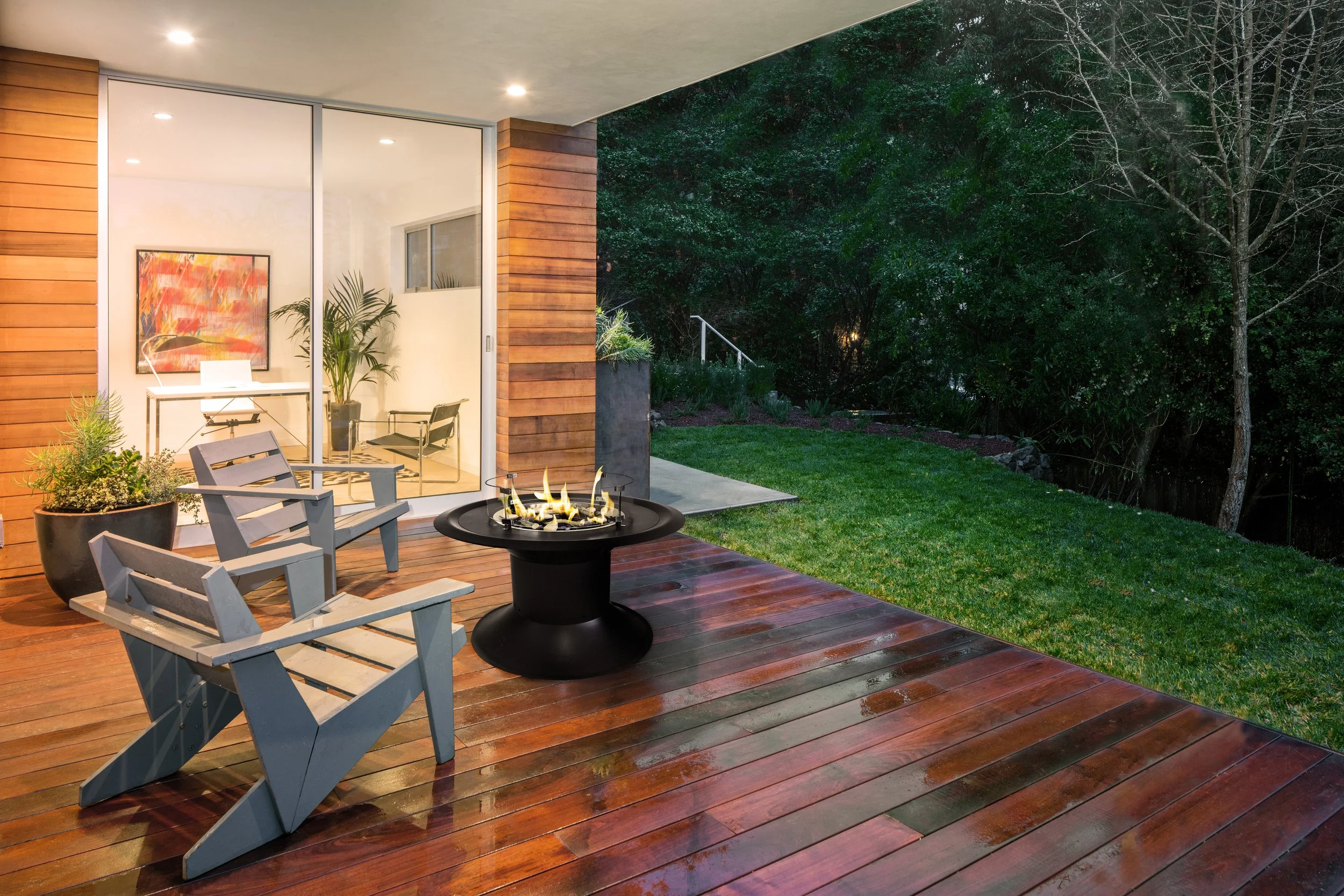 Horizon Patio Onyx Outdoor Fireplace