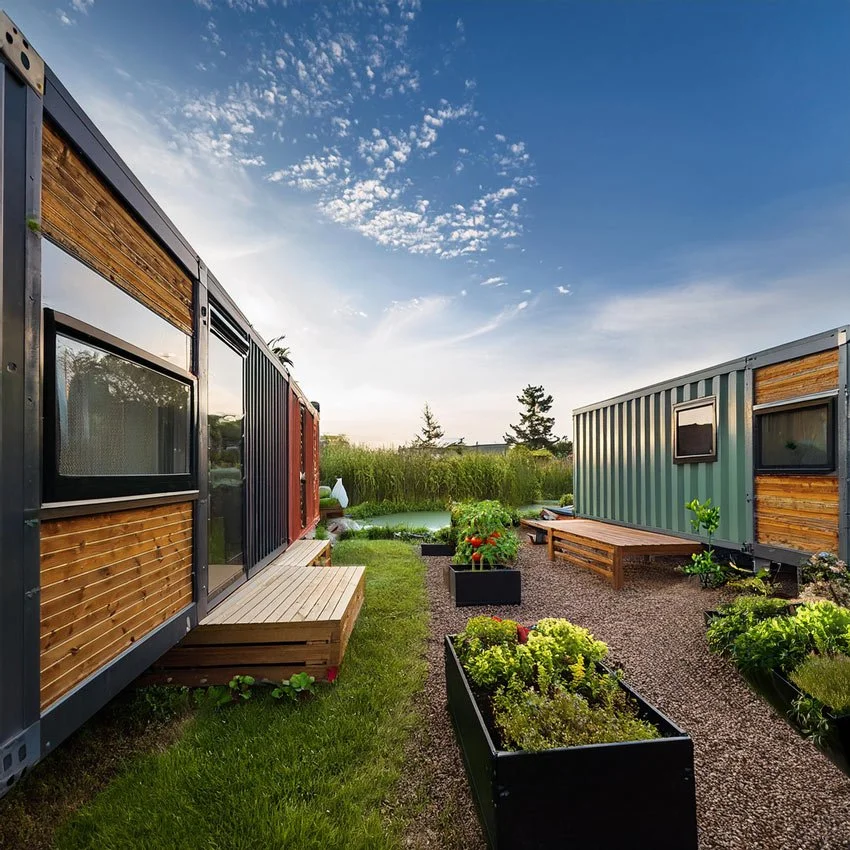 A Modular Home Community + Permaculture